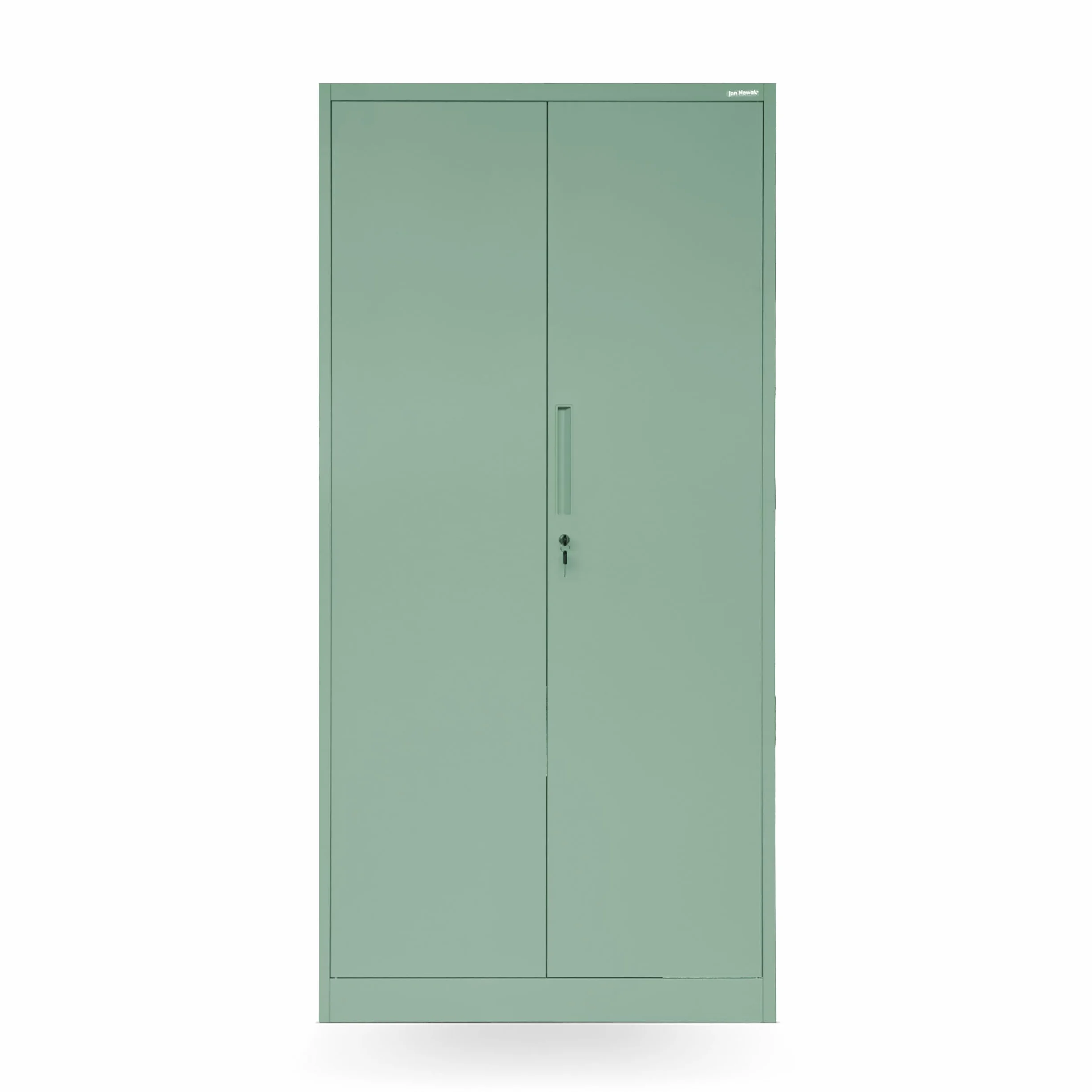 Domator Armadio Metallico C34 Armadietto Archivio per utensili Porte a battente Appendiabiti Verniciato a polvere 185 cm x 90 cm x 45 cm (Verde pastello)