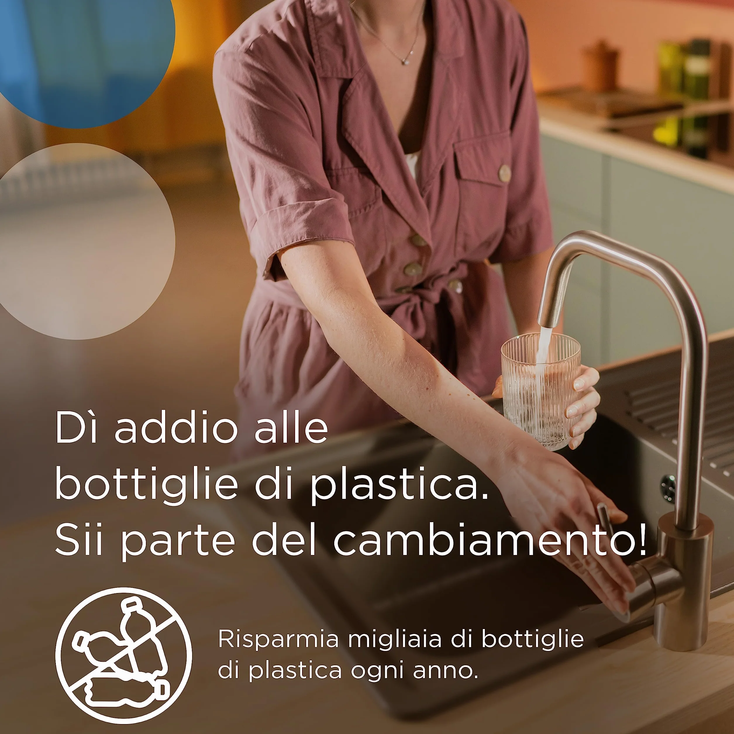 BRITA Sistema filtrante mypure SLIM V-MF incl. 1x filtro (8000L) - sistema sottolavello per il tuo rubinetto per acqua buona e priva di batteri al 99,999% - con timer digitale