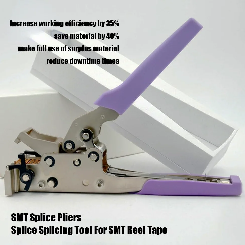 Pinza per Giunzione SMT Strumento di Giunzione per Giunzione TL20 per Nastro in Bobina SMT Pinza taglierina per Giunzione SMD Strumento di Giunzione Manuale Utensili per Forbici SMT antistatici
