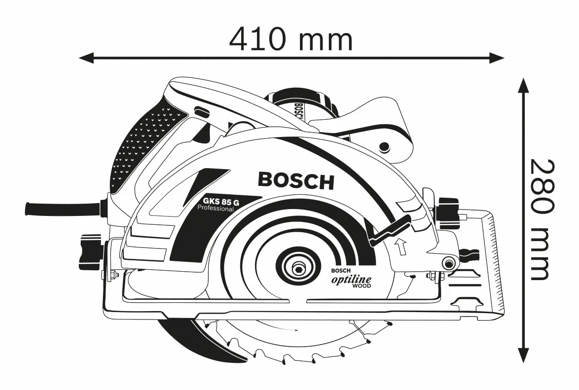 Bosch Professional 060157A900 Sega Circolare, Blu