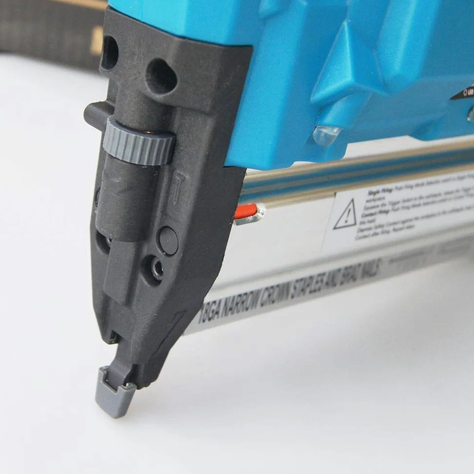 KATSU Tools Pistola cucitrice chiodatrice a batteria industriale 18V con batteria 2.0Ah, compatibile con chiodi 18GA, inclusi chiodi 200 x 40 mm e graffette 200 x 32 mm