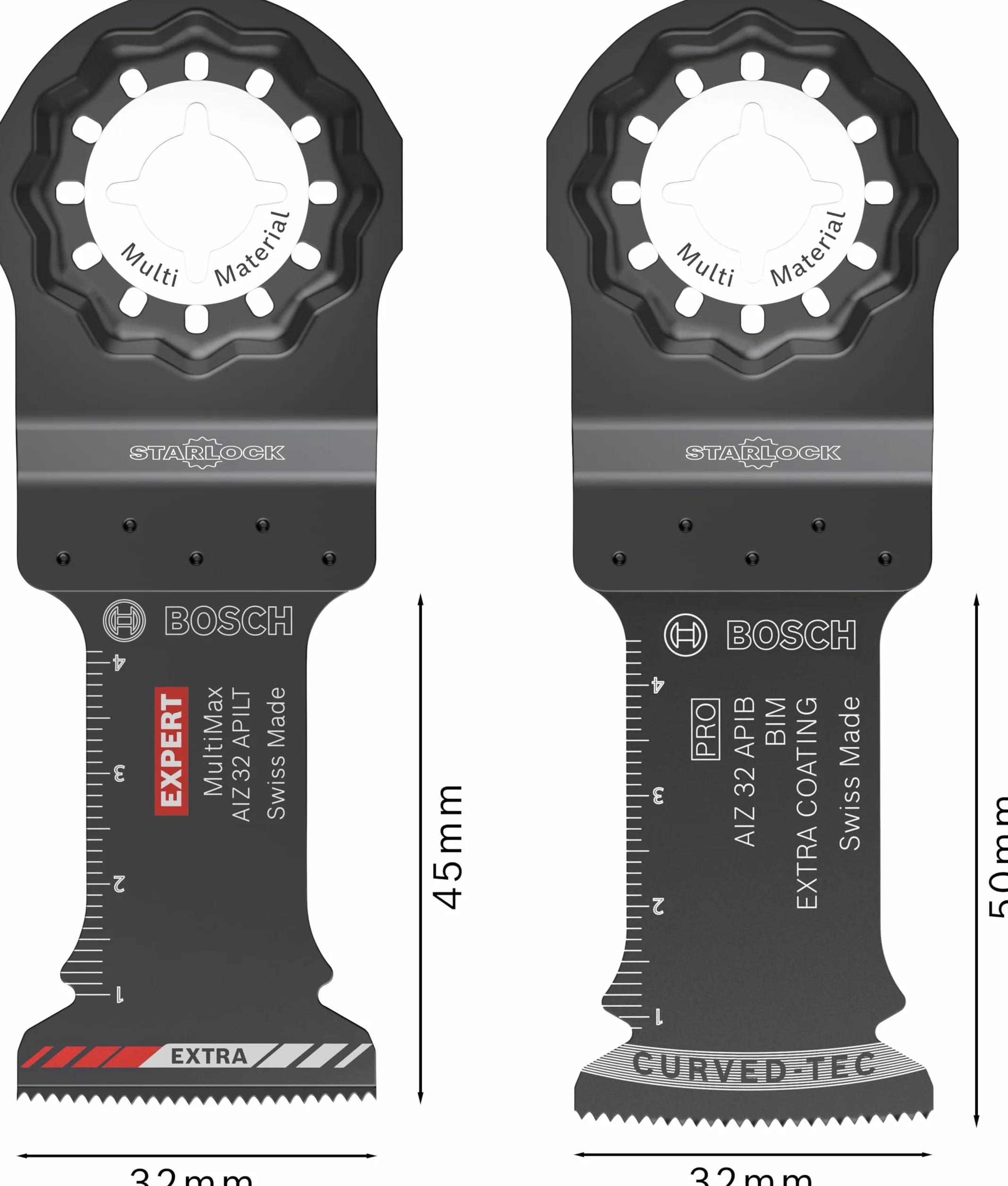 Bosch 11 set promozionale PRO AIZ 32 APIB (per legno con chiodi, fibre sintetiche vetroresina, CFK, diametro mm, accessori professionali)
