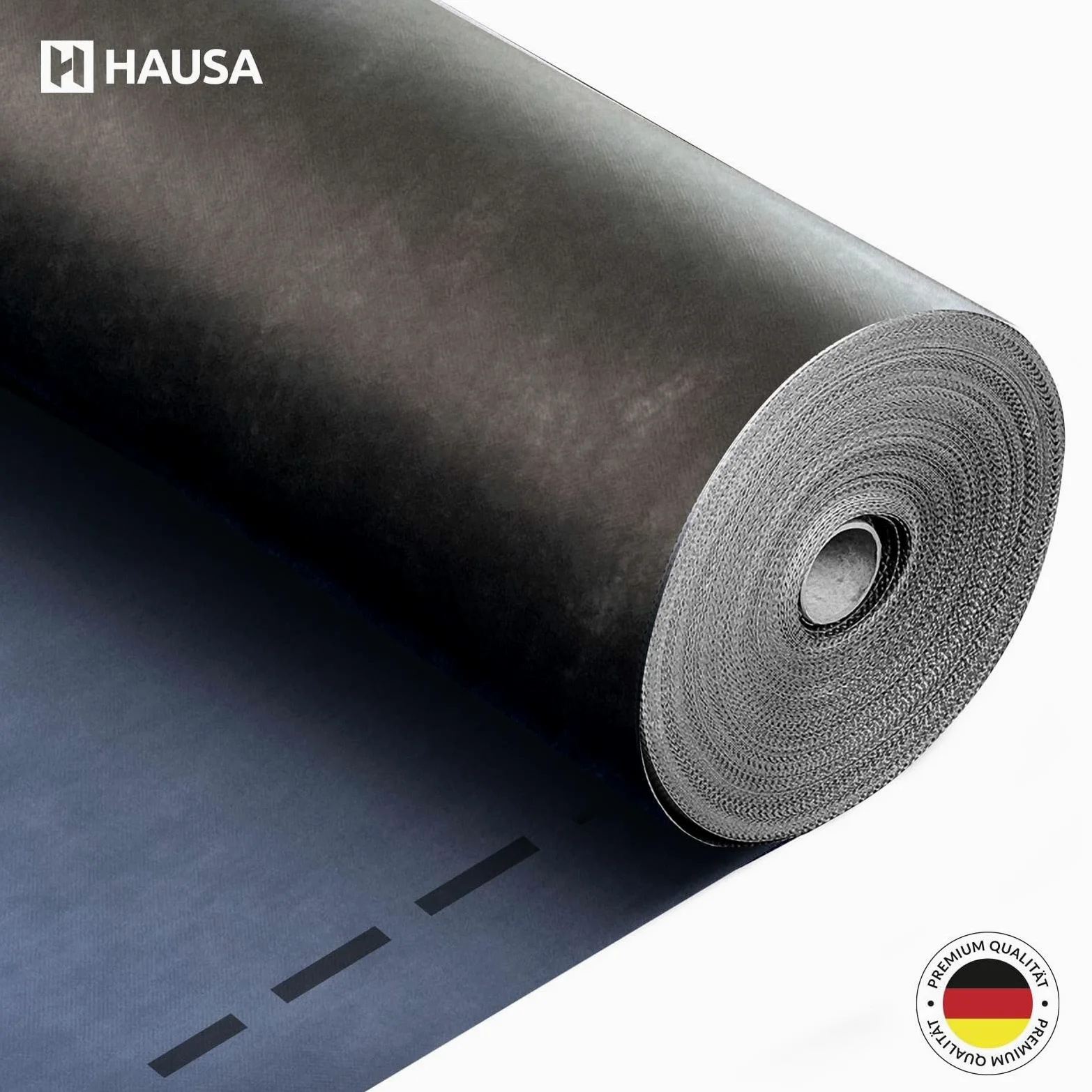 HAUSA Pannello sottostruttura Platinum HU220SK, 220 g/m², 75 m² (1,5 mx50 m), pellicola per tetti Platinum HU220SK, con 2 strisce adesive ad alta diffusione, impermeabile, resistente agli urti