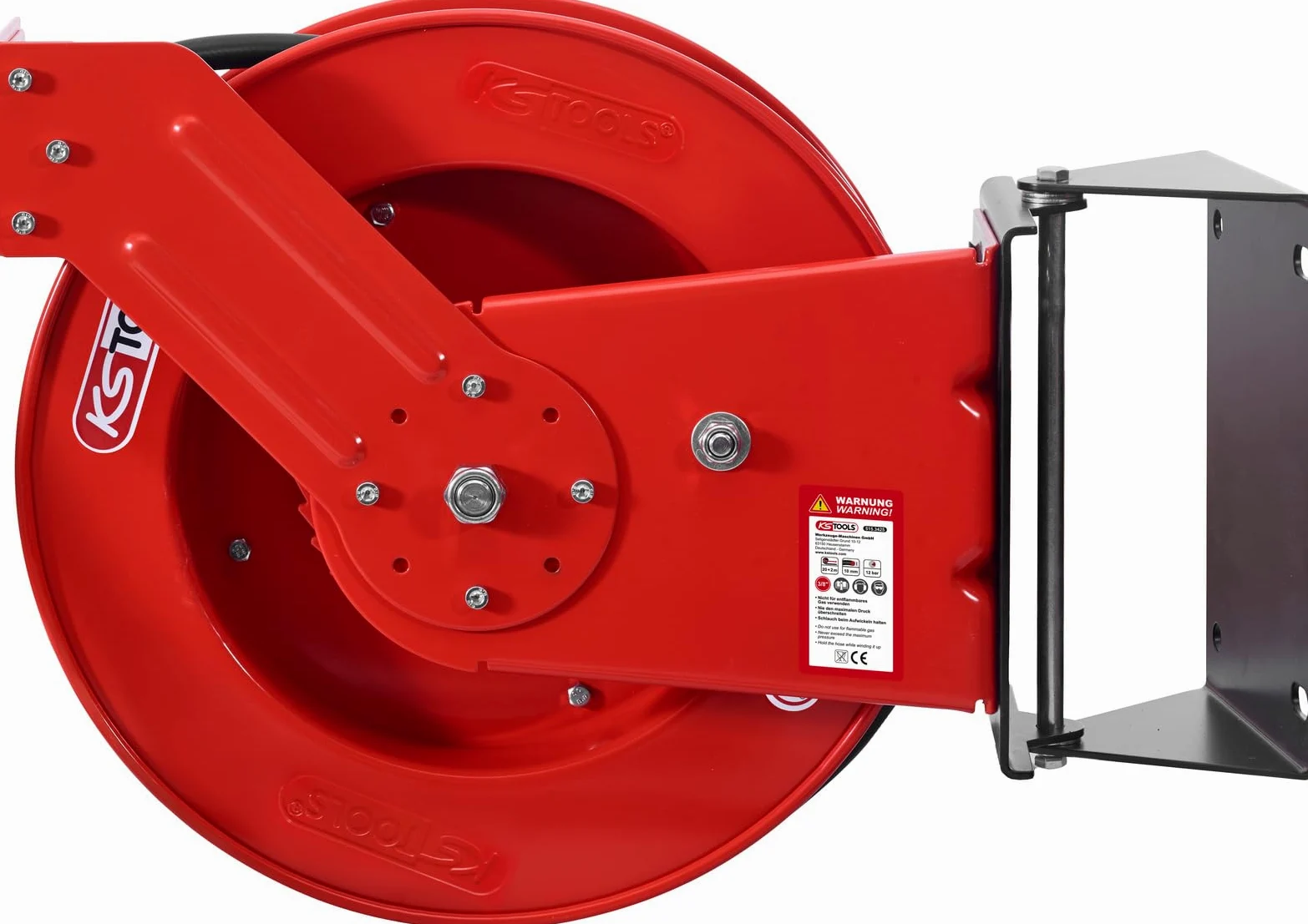 KS Tools 515.3425 - Avvolgitubo ad aria compressa, diametro 10 mm, attacco 3/8", 20 m