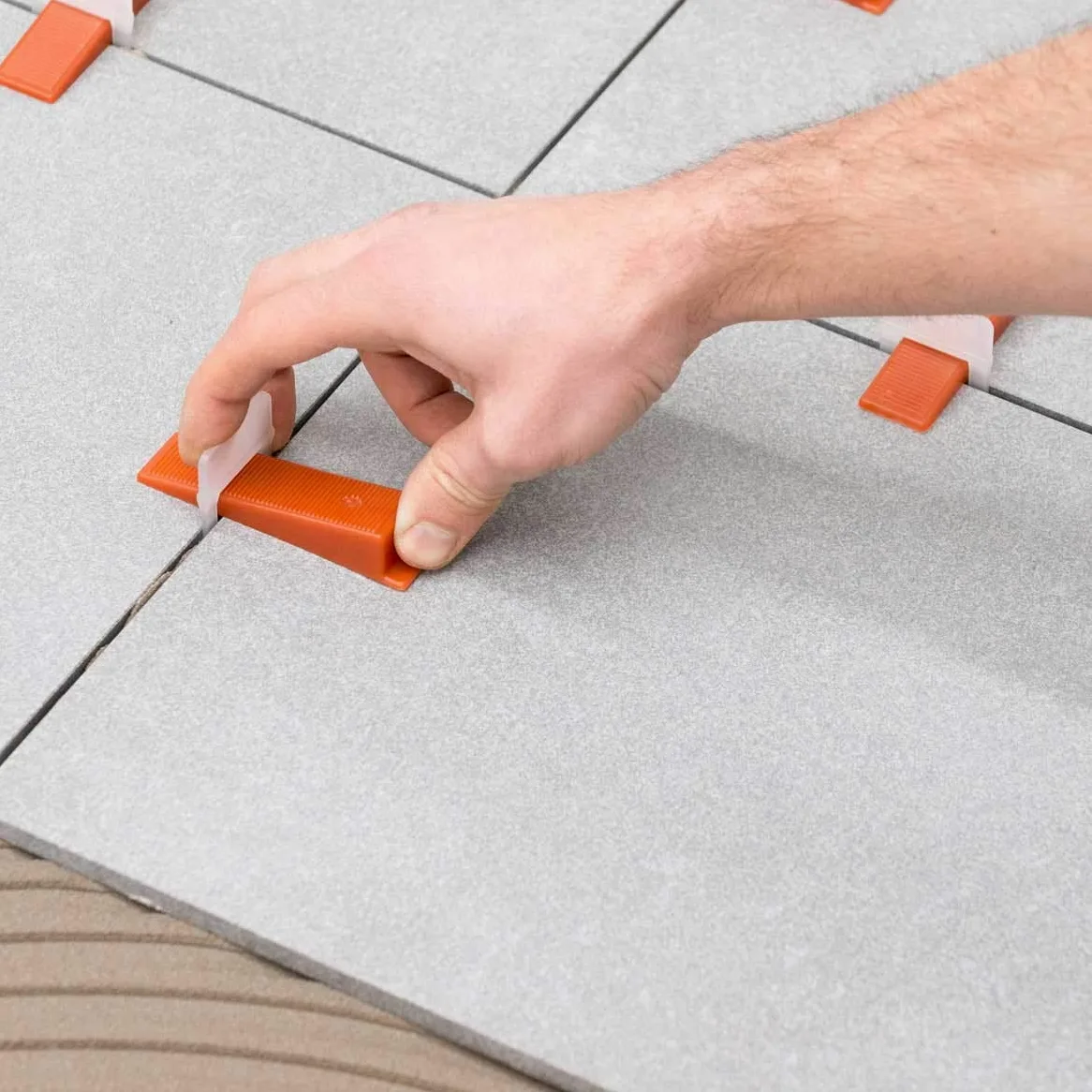 Raimondi Levelling System RLS 2200 Basi per Fuga da 3 mm e per Spessore Piastrelle da 3 a 12 mm Mattonelle Lastre Posa Opera Accessori Utensili Distanziatori Livellanti Bagno Cucina Terrazzo