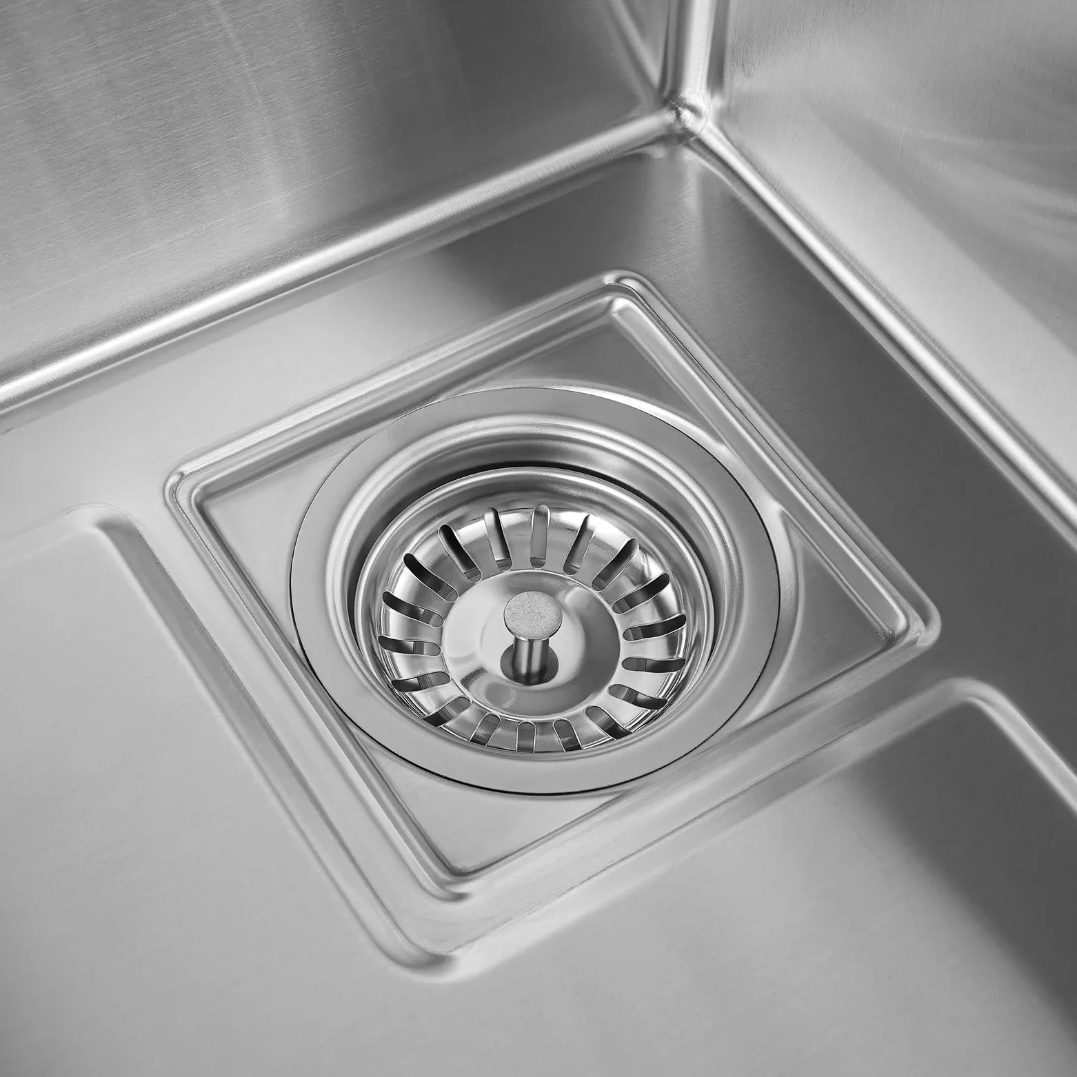 Lavandino da cucina a cascata, lavello in acciaio inox, lavelli per la casa, lavello integrato con rubinetto rimovibile