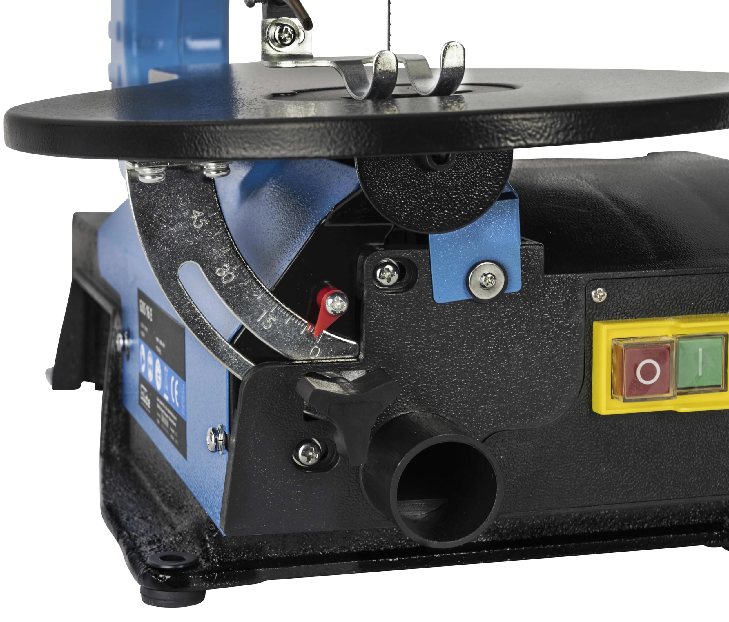 Güde - 54992 GDS 16 E - Seghetto alternativo 120 W, altezza massima di taglio 50 mm, lama 133 mm, profondità del tavolo
