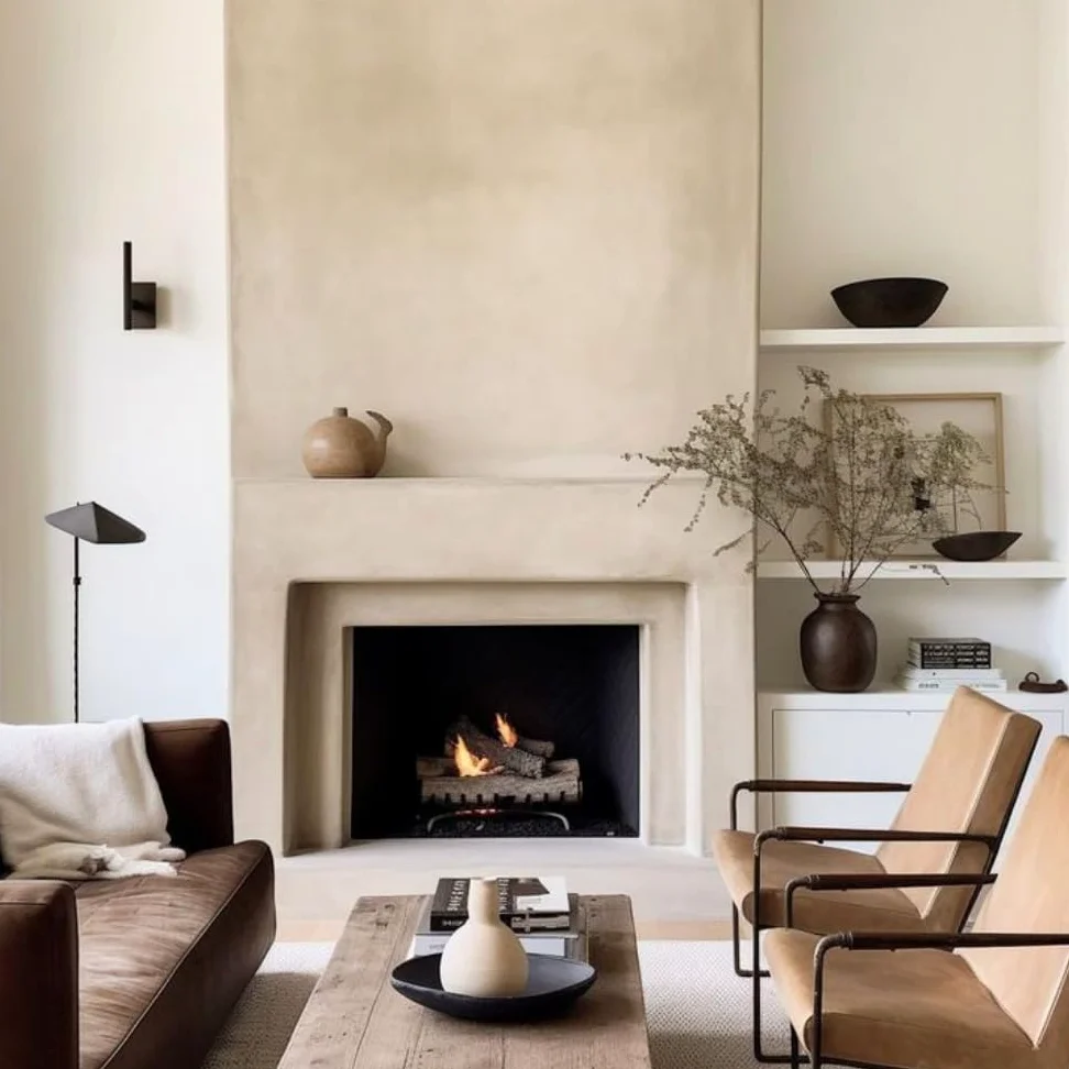 Camino Legna Prefabbricato Ghisa Focolare Aperto M110 TGH Design Ambiente Arredo Interni Riscaldamento