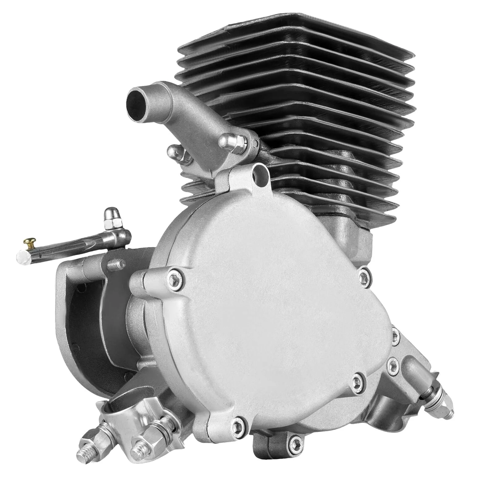 Kit motore per bicicletta, 100 CC a 2 tempi, CDI Pocket Bike Motor, raffreddamento ad aria, motore a benzina per bicicletta, kit per la maggior parte delle biciclette da 26/28, 44, numero di denti