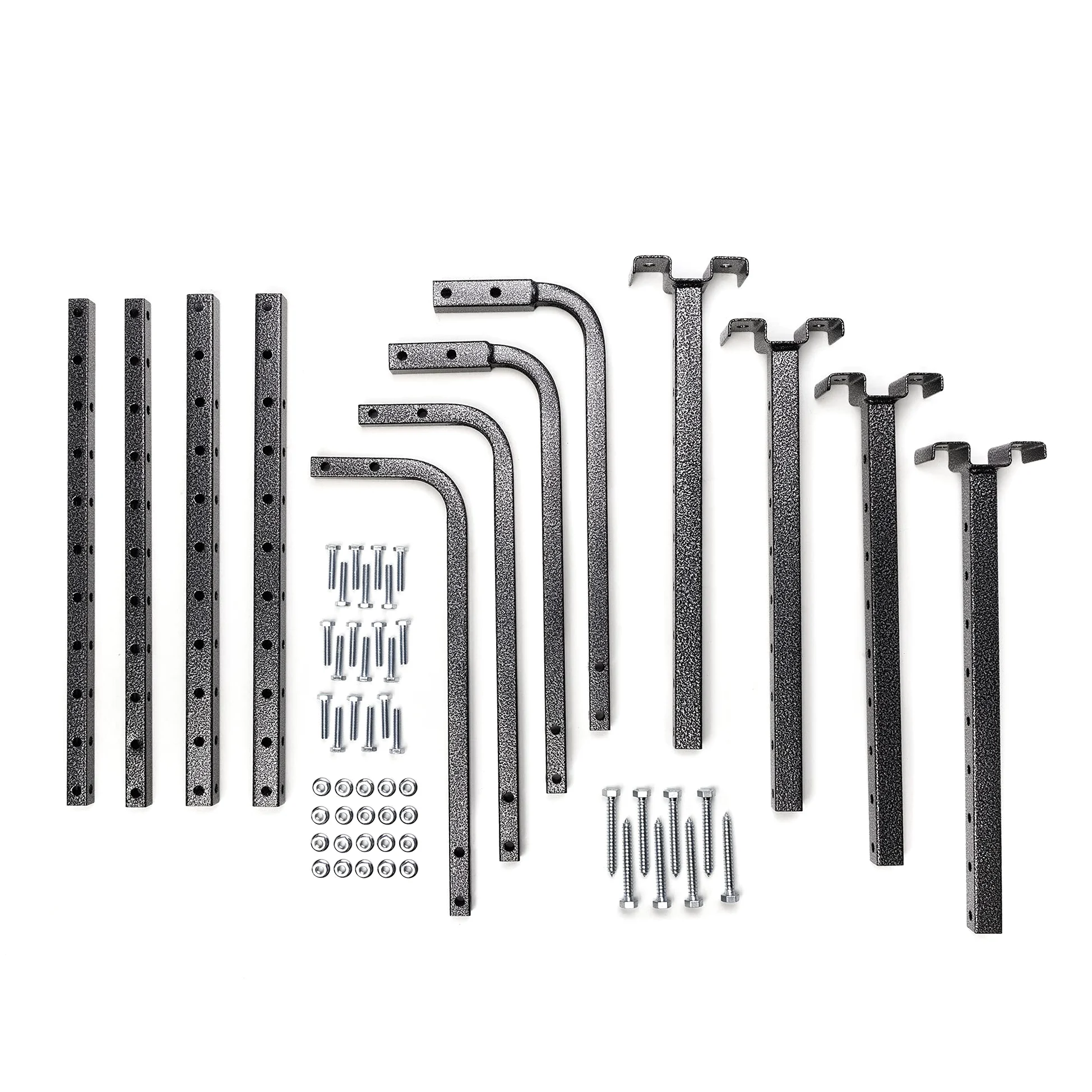 HyLoft 80844-10 34 in. x 26 in. Adjustable Garage Ceiling Mount Storage Rack Kit - Hammertone