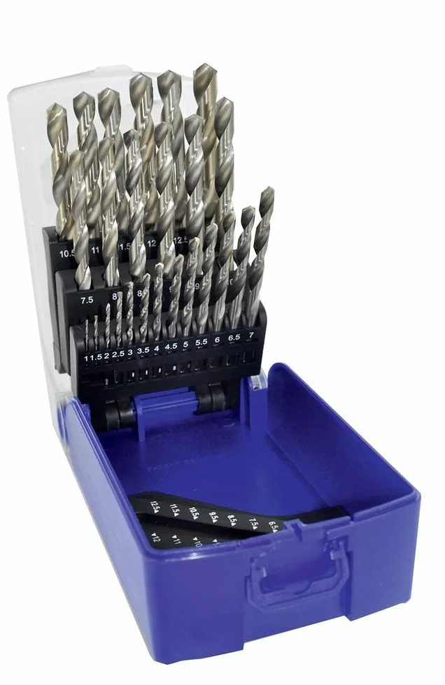 Tivoly 11451070017 - Set di 25 punte per trapano in metallo HSS