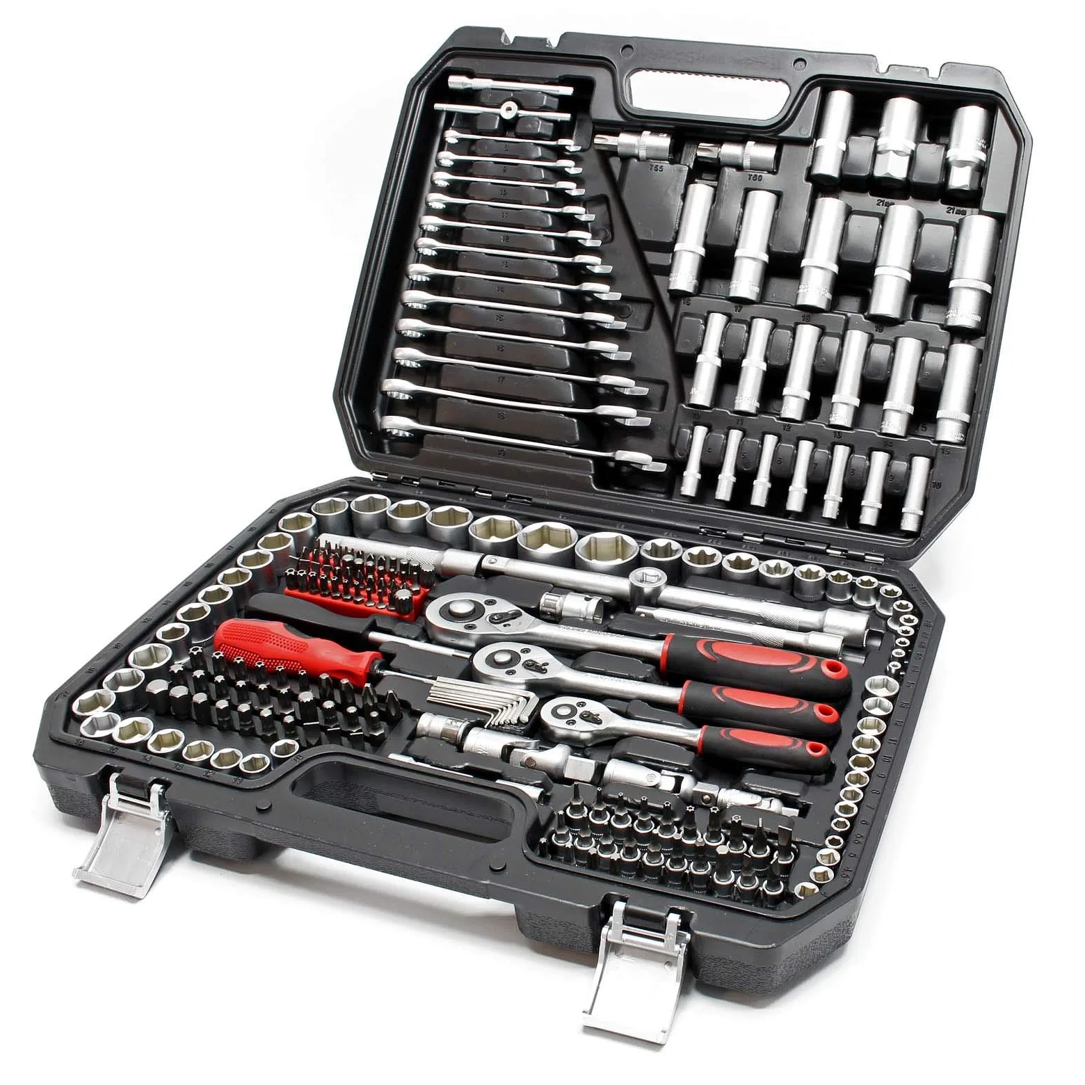 Set di chiavi a cricchetto 215 pz. Set di attrezzi Chiavi a bussola