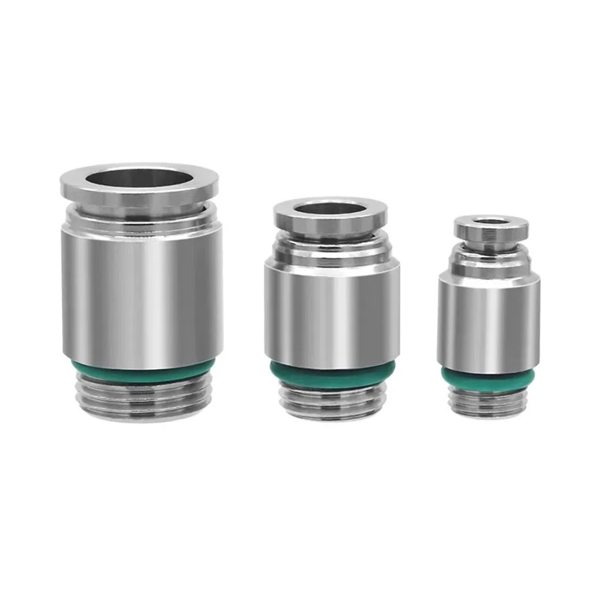 304 in acciaio inox pneumatico rapido accoppiamento filettato esagonale raccordo 200Pcs(BXG-POC4-G02)