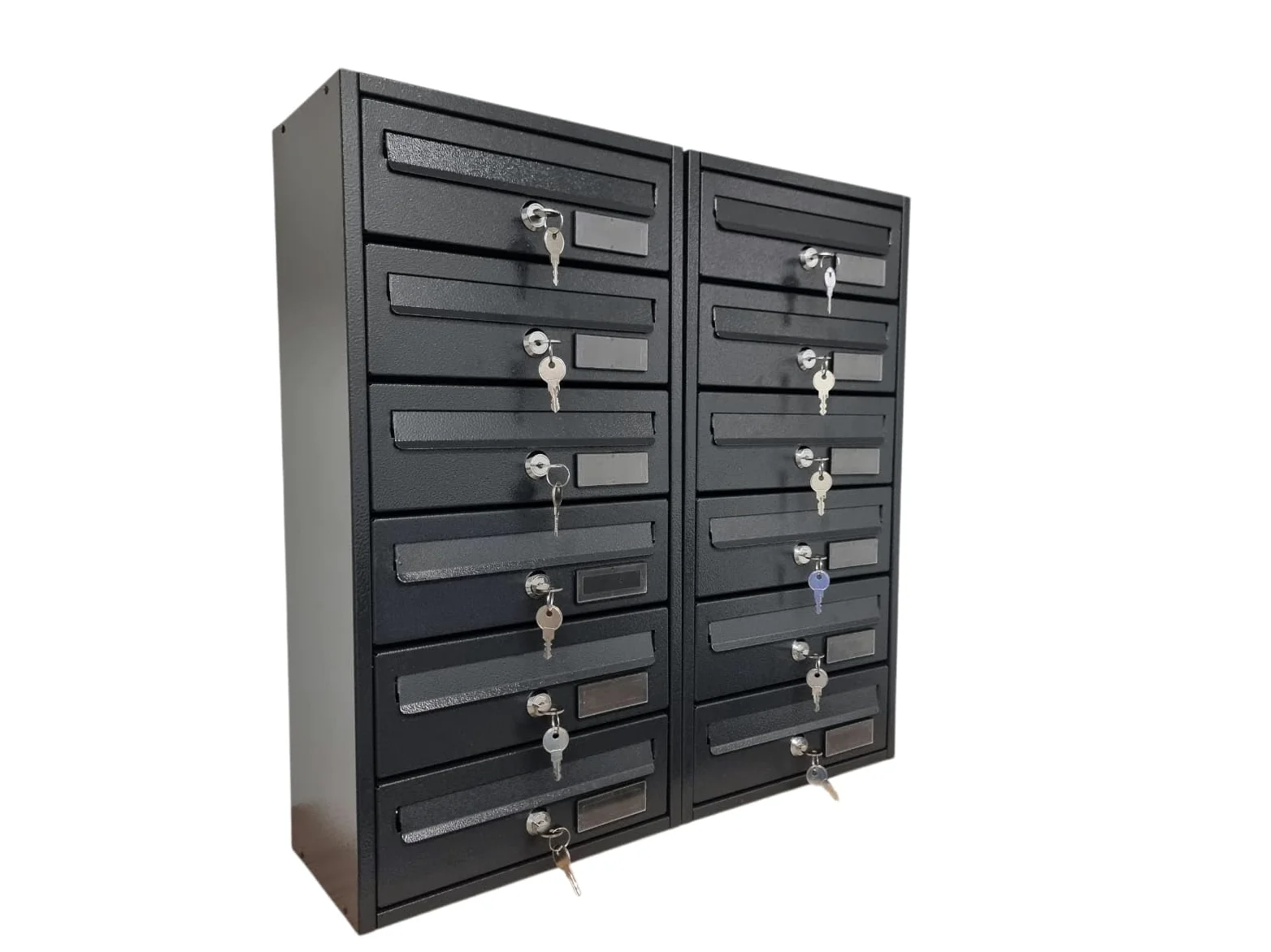 MILLE Cassetta postale condominiale 12 posti cm 90x17x42h-Modello Modular