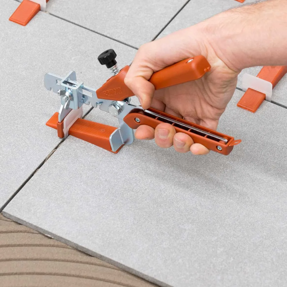 Raimondi Levelling System RLS 2200 Basi per Fuga da 3 mm e per Spessore Piastrelle da 3 a 12 mm Mattonelle Lastre Posa Opera Accessori Utensili Distanziatori Livellanti Bagno Cucina Terrazzo