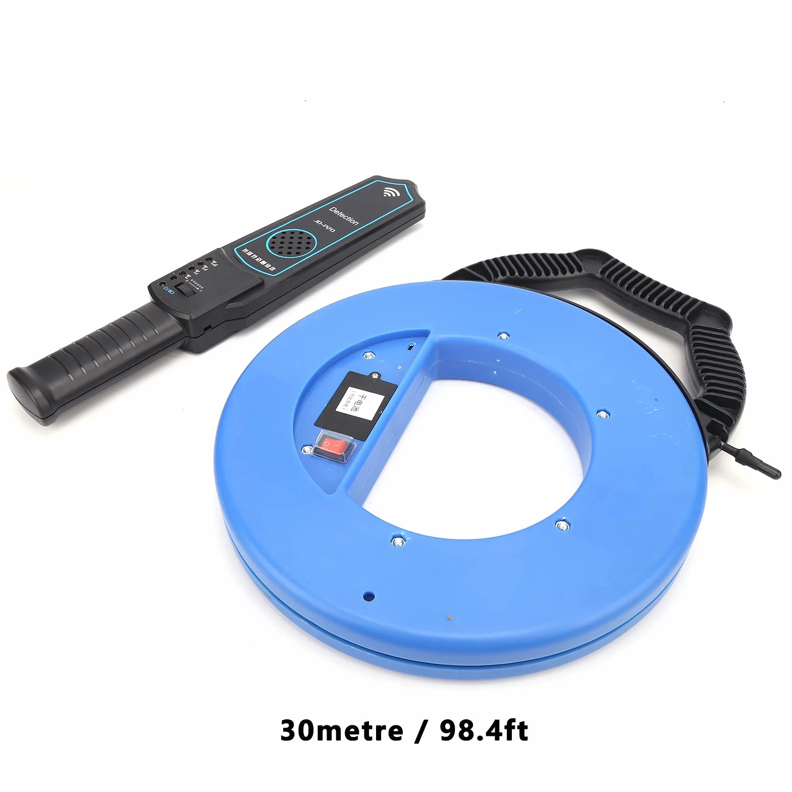 Rilevatore Perdite Acqua Localizzatore Tubi Sotterraneo Scanner Parete per Metallo PVC 30m Profondità