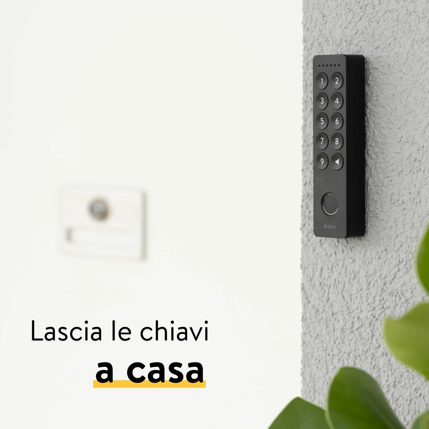 Nuki Keypad 2 Apri la porta in modo rapido e confortevole, tramite un codice o la tua impronta digitale, Il Keypad è l'accessorio ottimo per la Nuki Smart Lock, Bluetooth