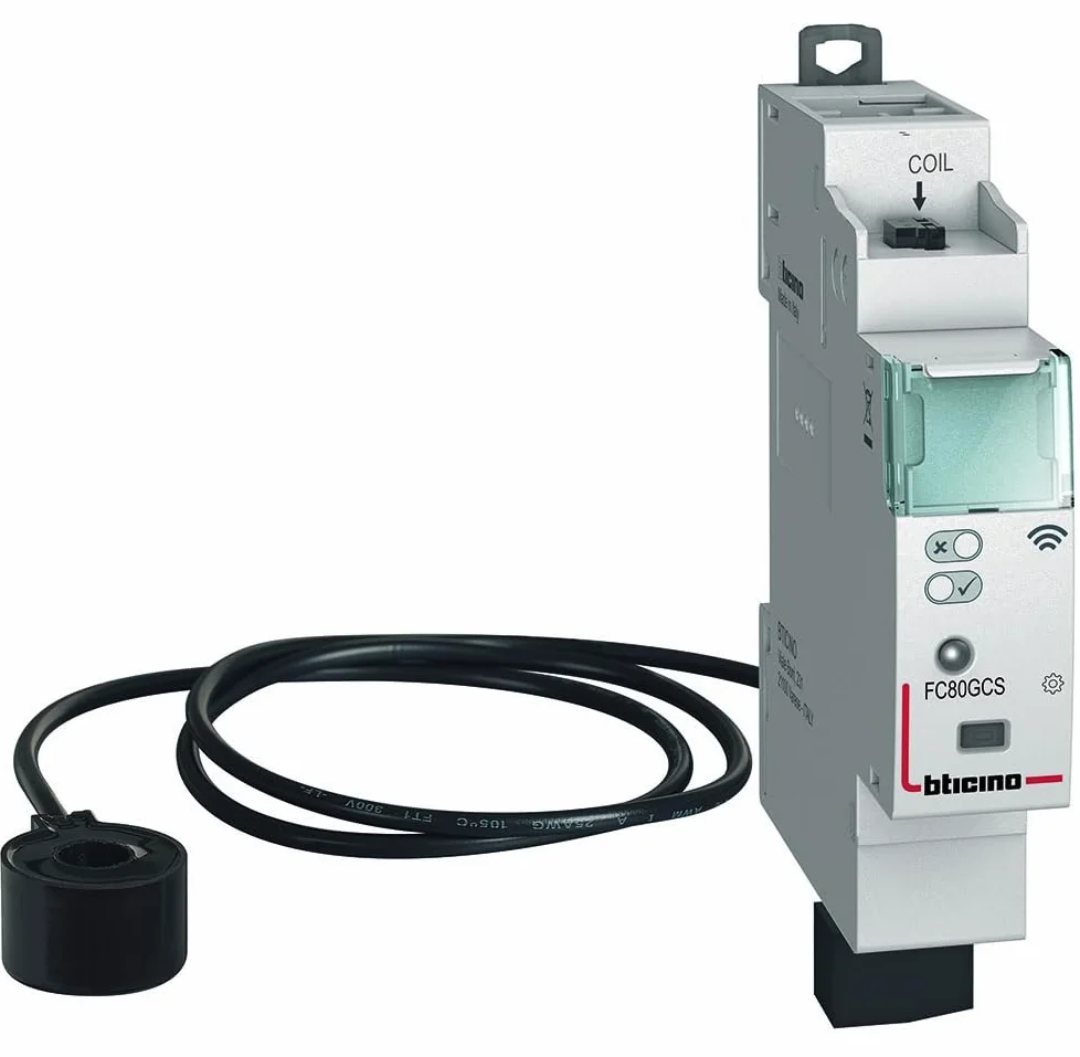 Modulo Gestione Carichi Connesso Netatmo Smart DIN 1 Modulo Bticino FC80GCS