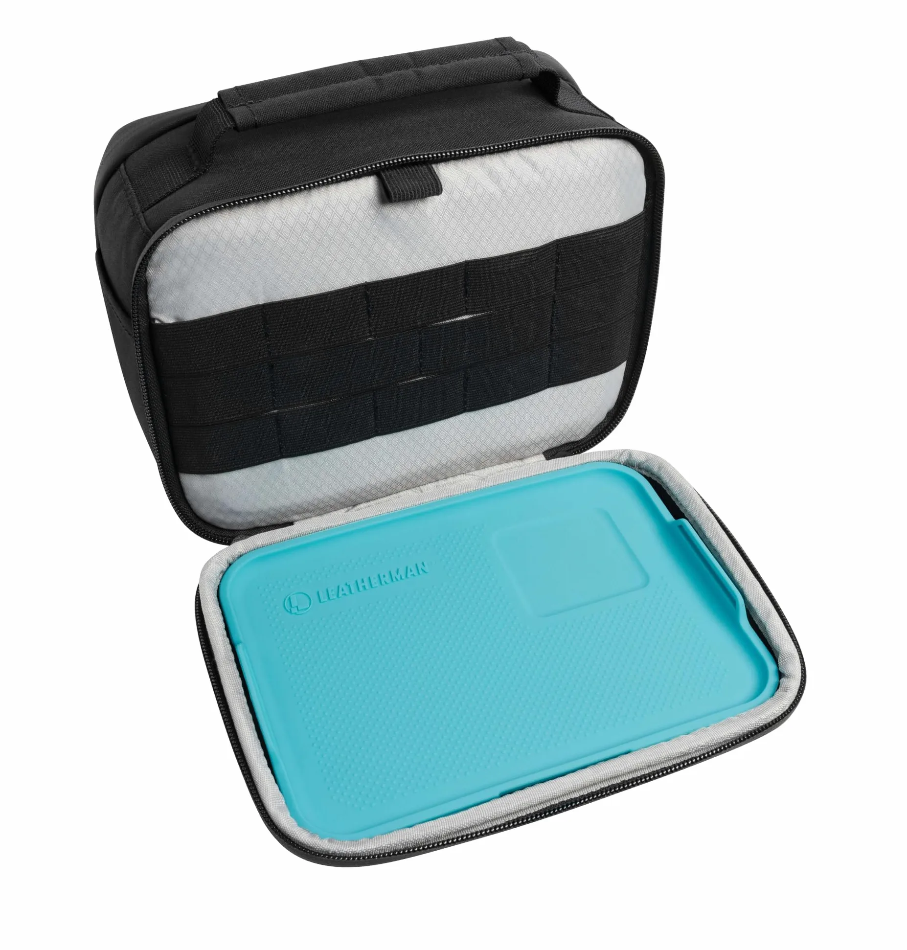 Leatherman Adapt Kit - Organizzatore di Utensili Resistente con Vassoio in Silicone Riponibile - Nero