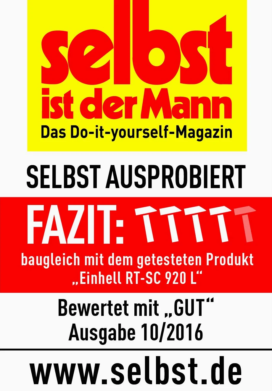 Einhell TE-SC 920 L Tagliapietre (220-240 V, 50 Hz, 2200 W, giri al min. 3000, taglio max 70x920 mm, incl. disco diamantato Ø 300)