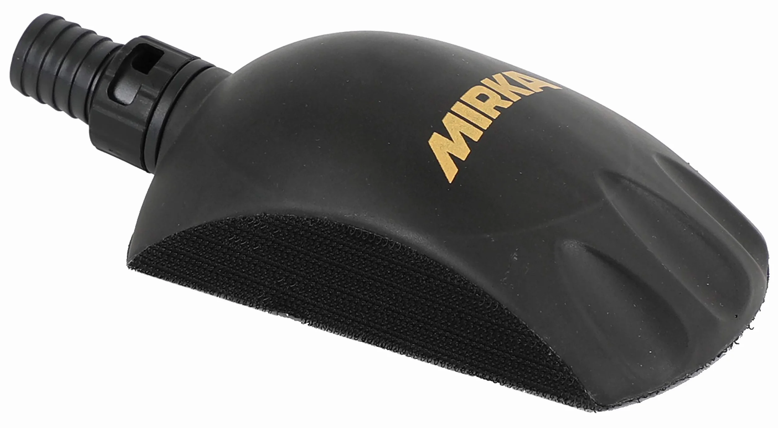 Mirka Roundy Kit Blocco manuale con aspirazione/blocco di levigatura con a strappo incl. tubo di aspirazione da 4 m e 15x dischi abrasivi Mirka Abranet net a strappo Ø 150 mm grana P120 P180 P240