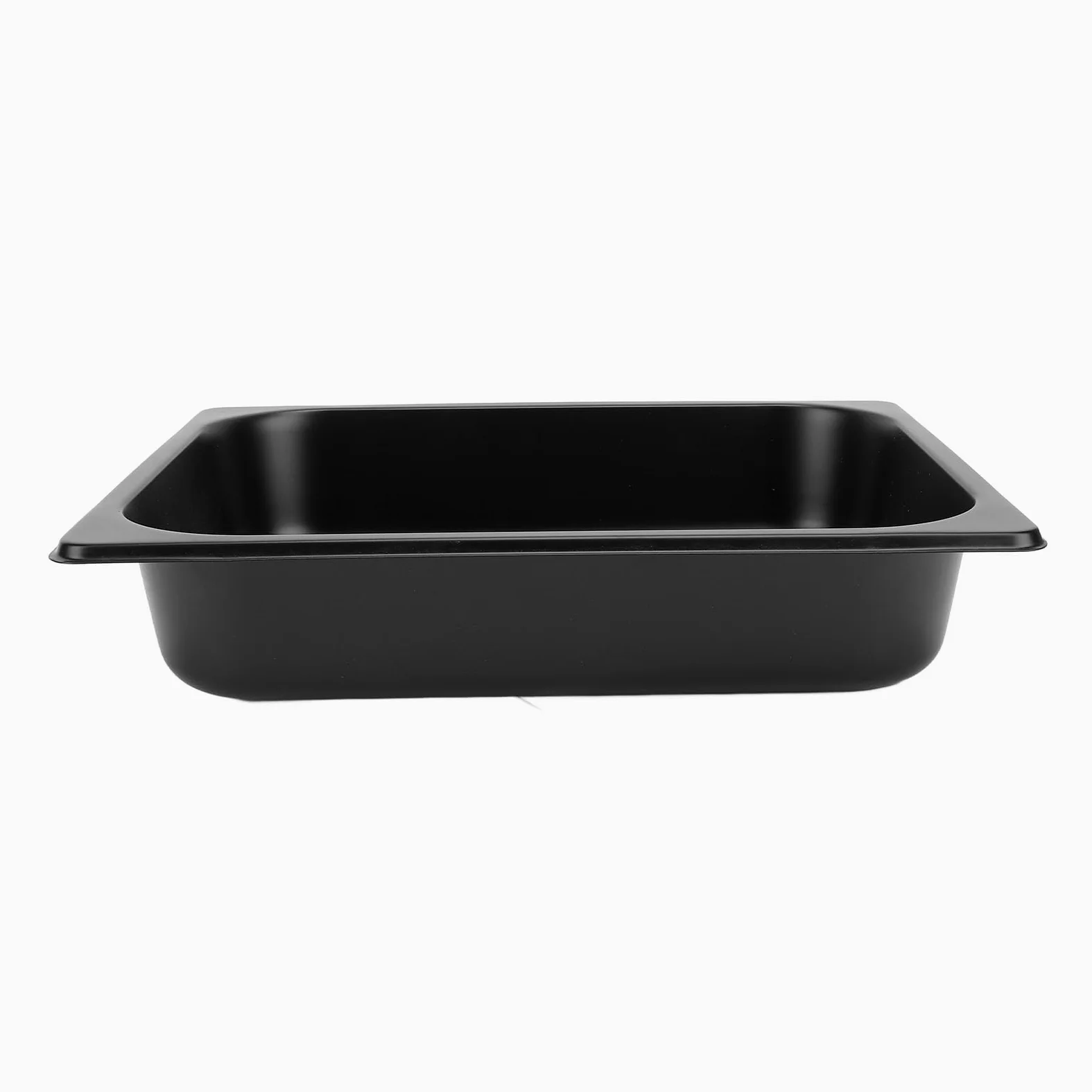 325 x 265 x 65 mm lavello per 304 in acciaio inossibile drenaggio efficiente cucina quadrata lavandino bagno con uscita 40 mm per barca per per roulotte (Spruzzando nero di plastica)