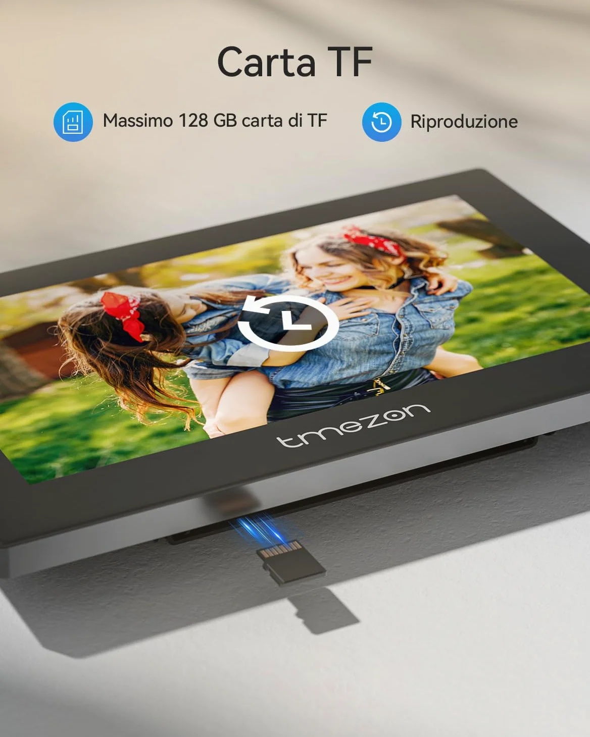 TMEZON Videocitofono Wifi Smart 2 Fili Video Citofoni M790,1080P monitor e Campanello Esterno con Telecamera,APP/Carta RFID Unloc,Rilevamento del Movimento Umano