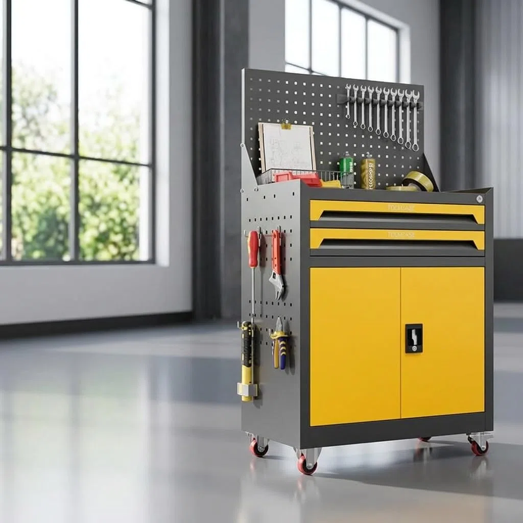 Carrello Portautensili Mobile, Giallo