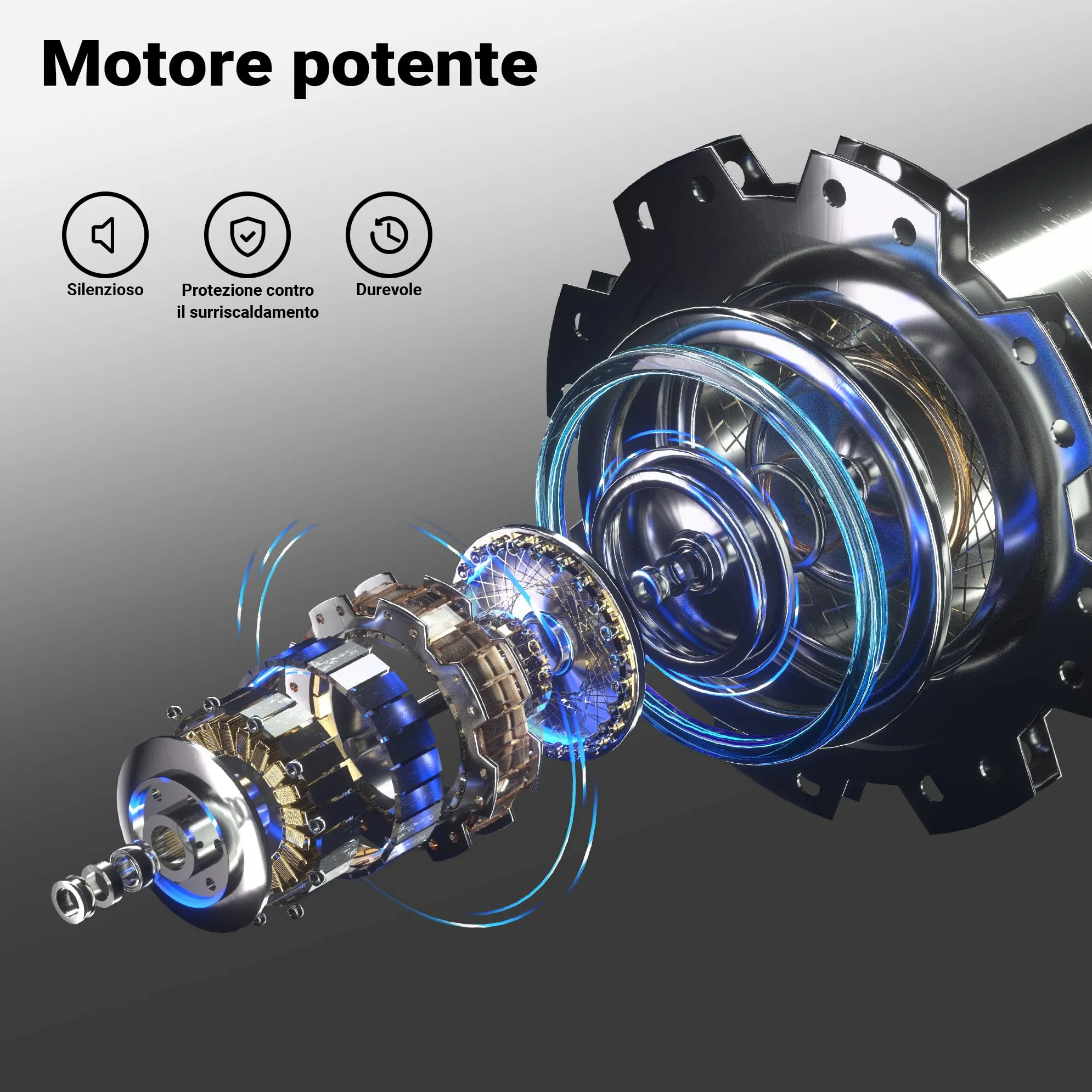 Wiltec Pompa sommersa, 1200W 6000 l/h, profondità max 7 m, Elettropompa a immersione per pozzi e cisterne