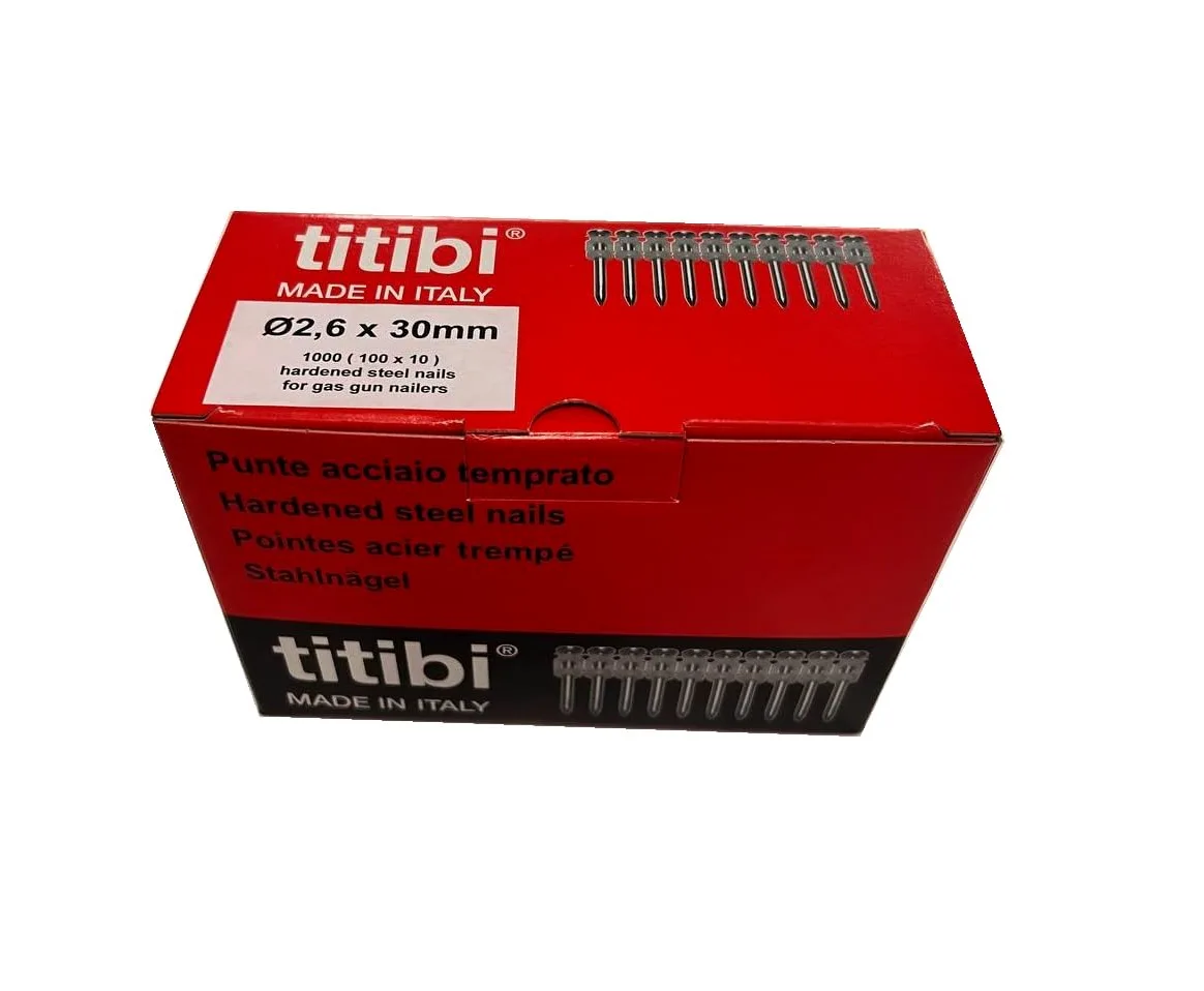 N.1000 CHIODI STECCATI A SPARO + N. 2 BOMBOLETTE DI GAS P700 PER CHIODATRICI: Spit Pulsa 700P/700E - Altro …