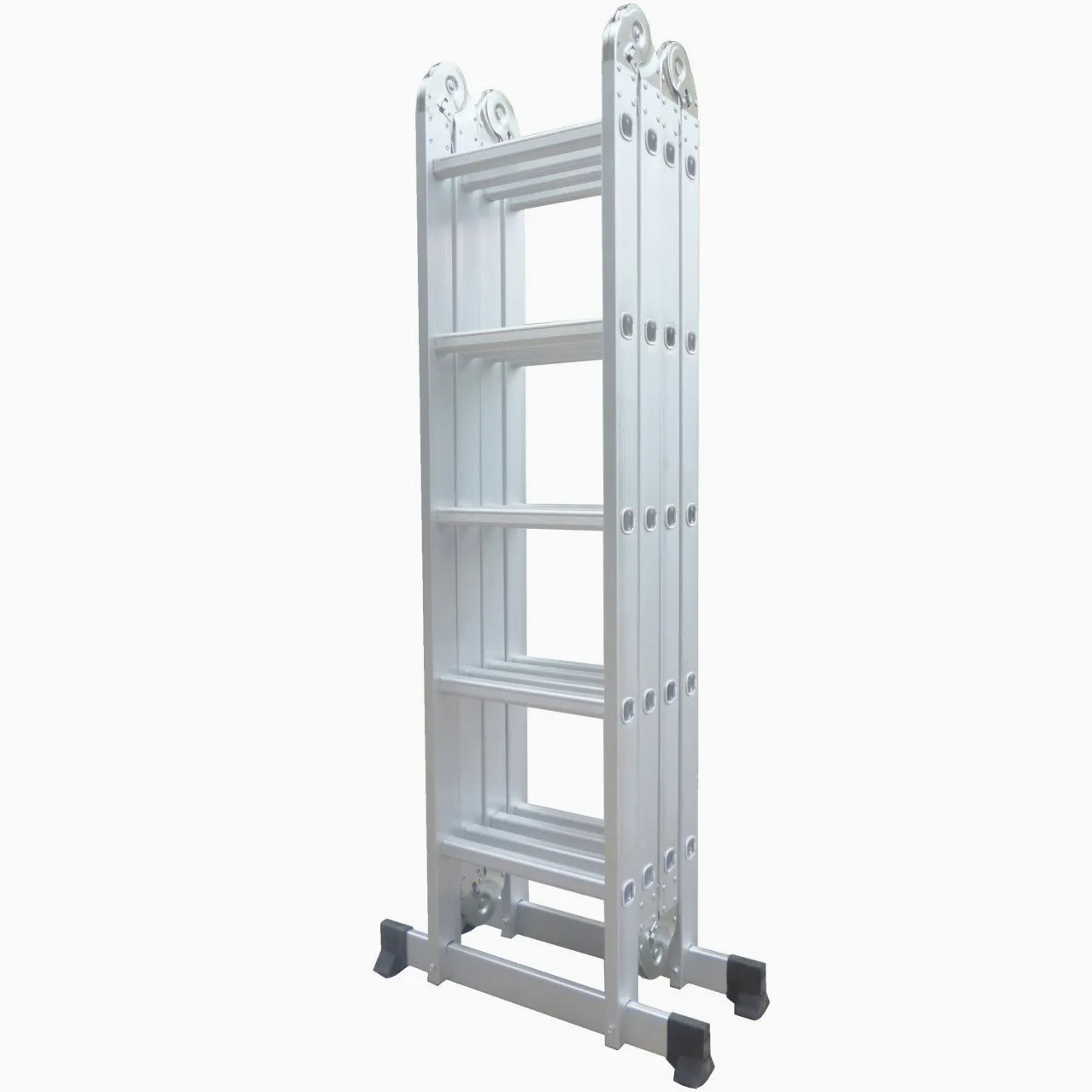 Varan Motors - DLM105 Scala, sgabello, ponteggio multifunzione in alluminio di 5,92 m, 20 pioli