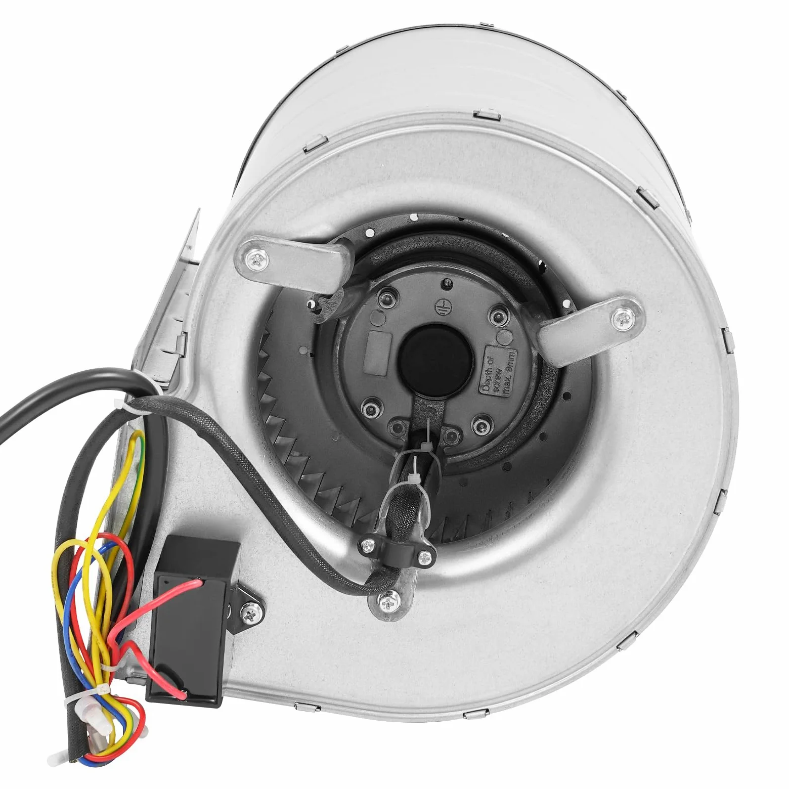 Ventilatore radiale con doppia aspirazione 150 W AC 220 V – girante Ø 146 mm, per aspirazione, ventilazione, officina e macchinari