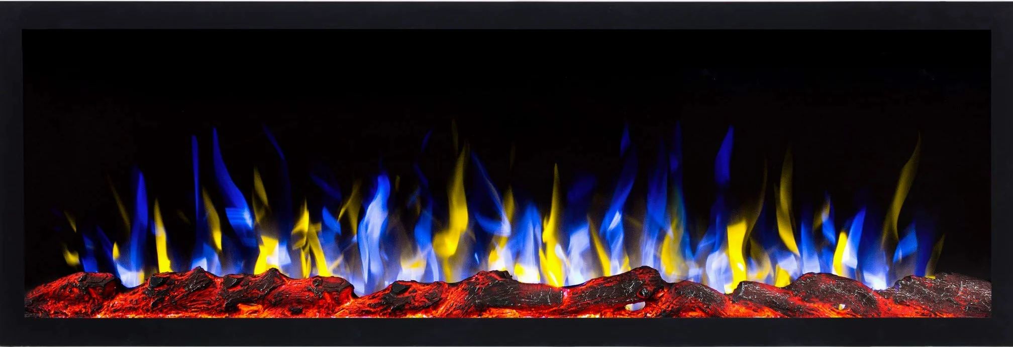 AFLAMO PRIDE S- Caminetto elettrico da parete, senza funzione di riscaldamento, profondo solo 12,8 cm. (127x42x12,8)