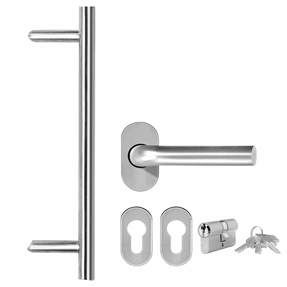 Gecheer Porta di Ingresso,Porta d'ingresso,Porta Esterna in PVC,Porta in PVC per Negozio, Balcone, casa,Portoncino Ingresso Esterno,Portone blindato,Bianca 98x190 cm