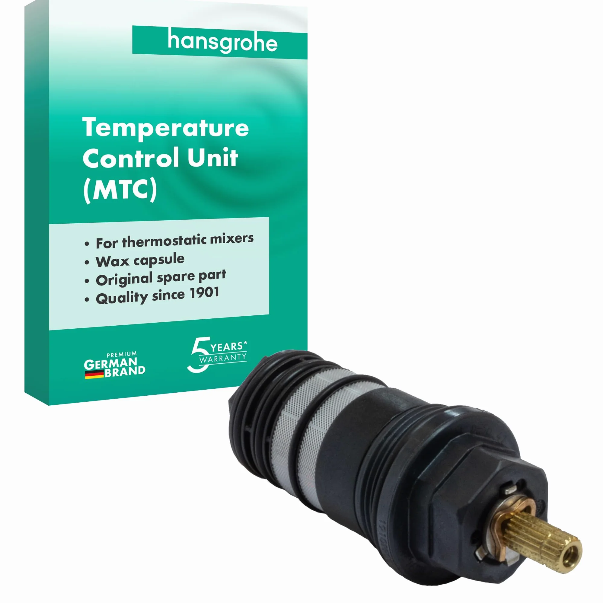 hansgrohe Unità di termoregolazione (MTC), pezzo di ricambio adatto a determinati termostati hansgrohe, 94282000