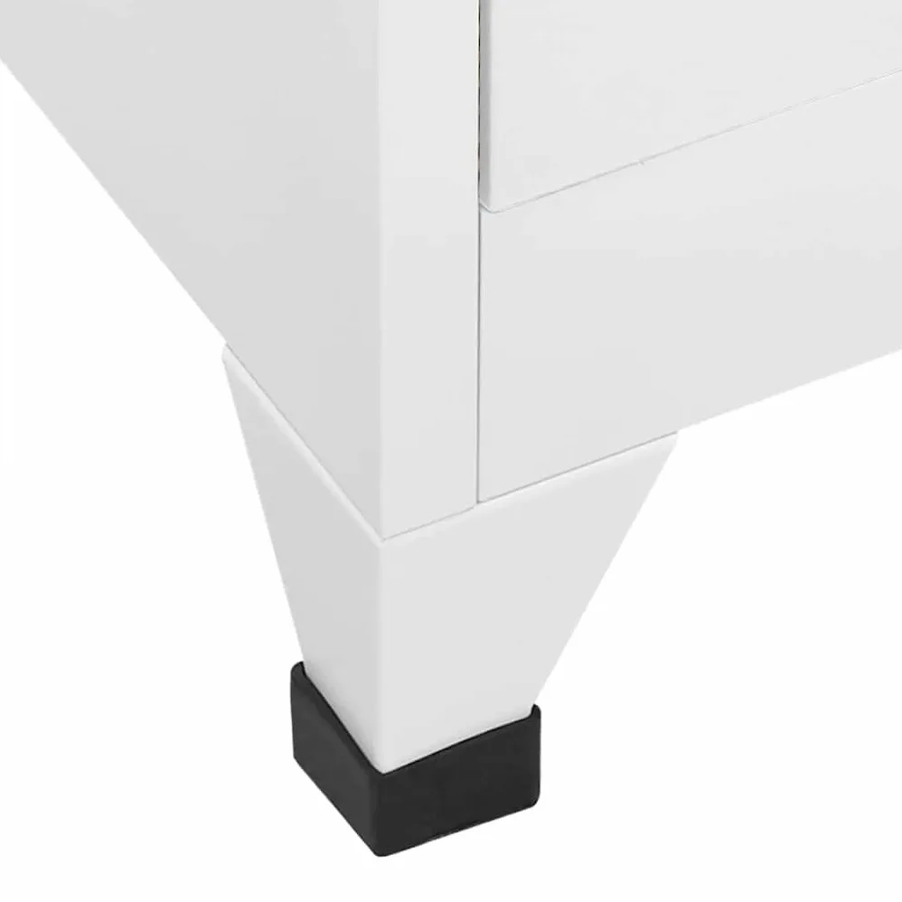 vidaXL Armadietto a 18 Scomparti in Metallo 90x40x180 cm Schedario Ufficio