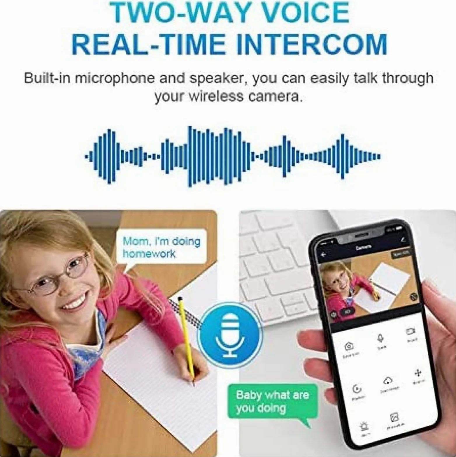 Telecamera con lampadina WiFi E27, lampada per telecamera di sicurezza PTZ Tuya Smart Life da 3 MP con visione notturna a piena luce, conversazione bidirezionale, monitoraggio automatico, vi