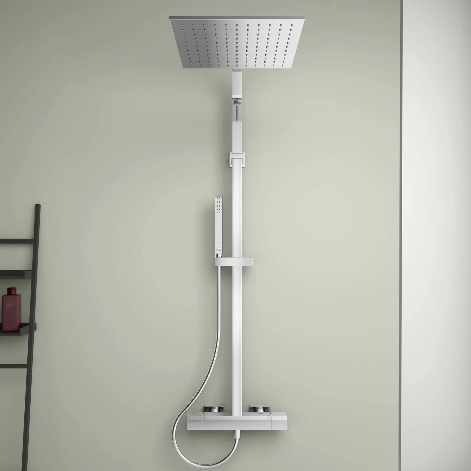 Ideal Standard - Ceratherm C100 Colonna doccia con termostatico esterno, Cromato