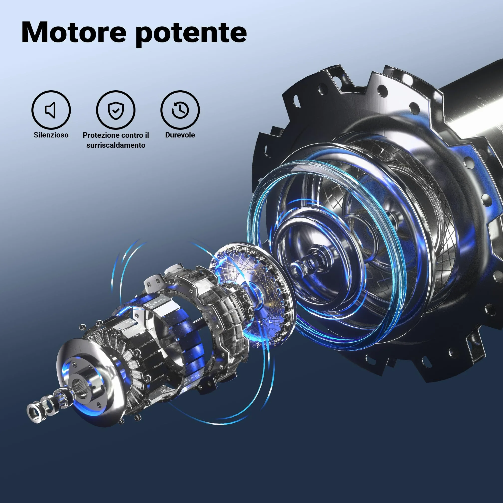 Wiltec Pompa sommersa, 1000W 5500 l/h, prevalenza 30 m, Elettropompa a immersione per pozzi e cisterne