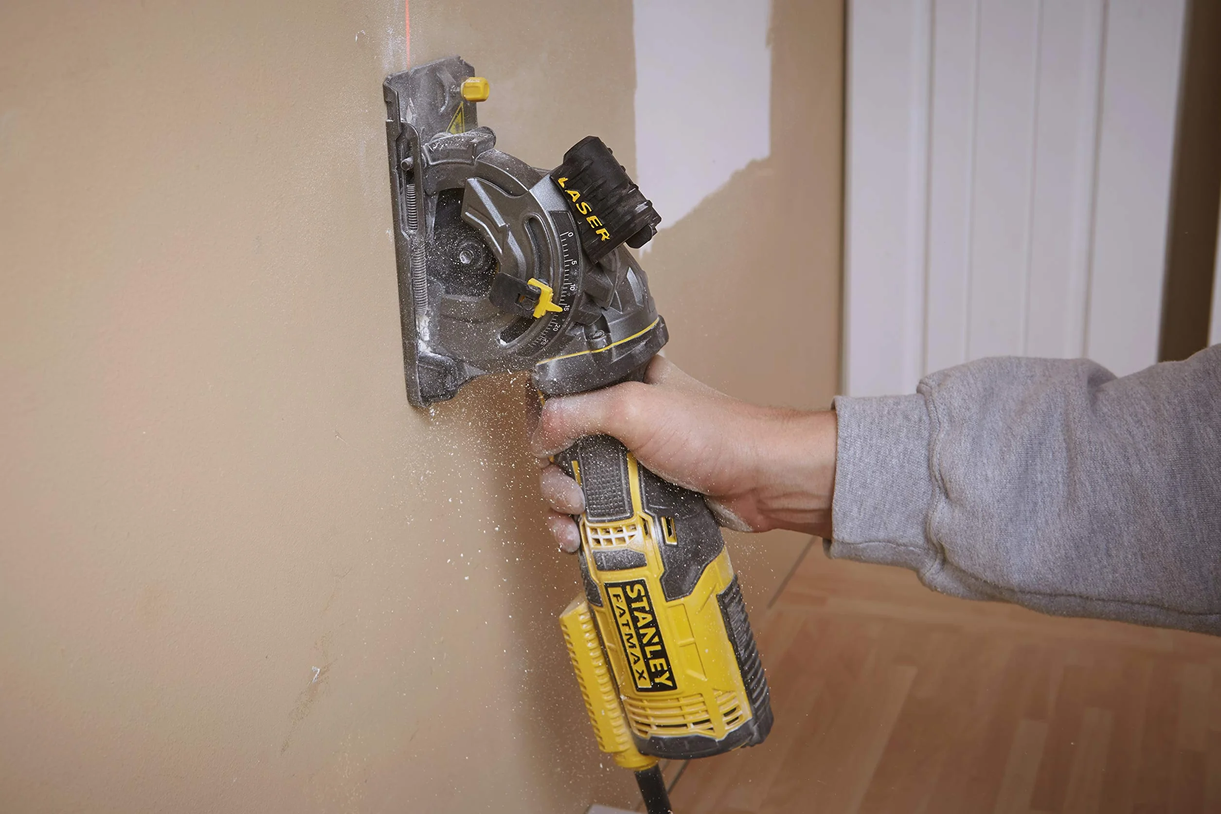 STANLEY FME380K-QS Mini-Sierra Circular de Mano 650W 89mm, 650 W