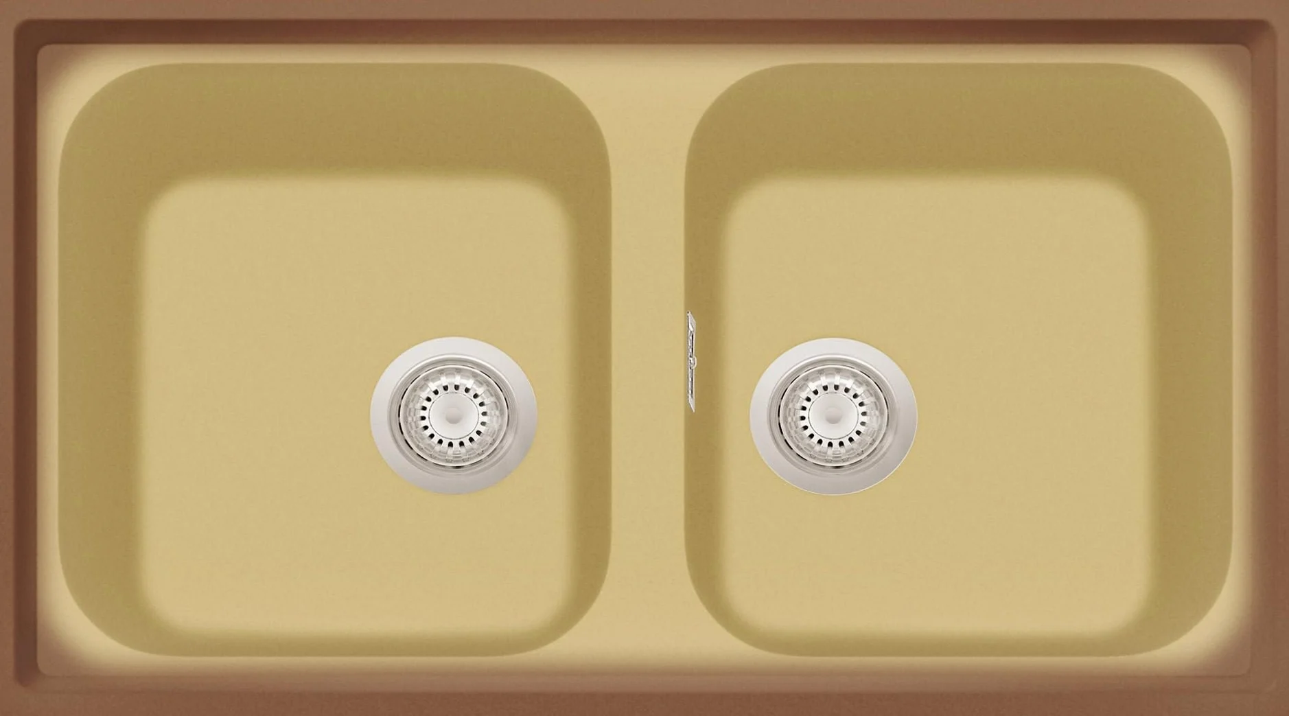 Lavello cucina Provenza Terra di Francia 86 x 50 cm 2 vasche Made in Italy