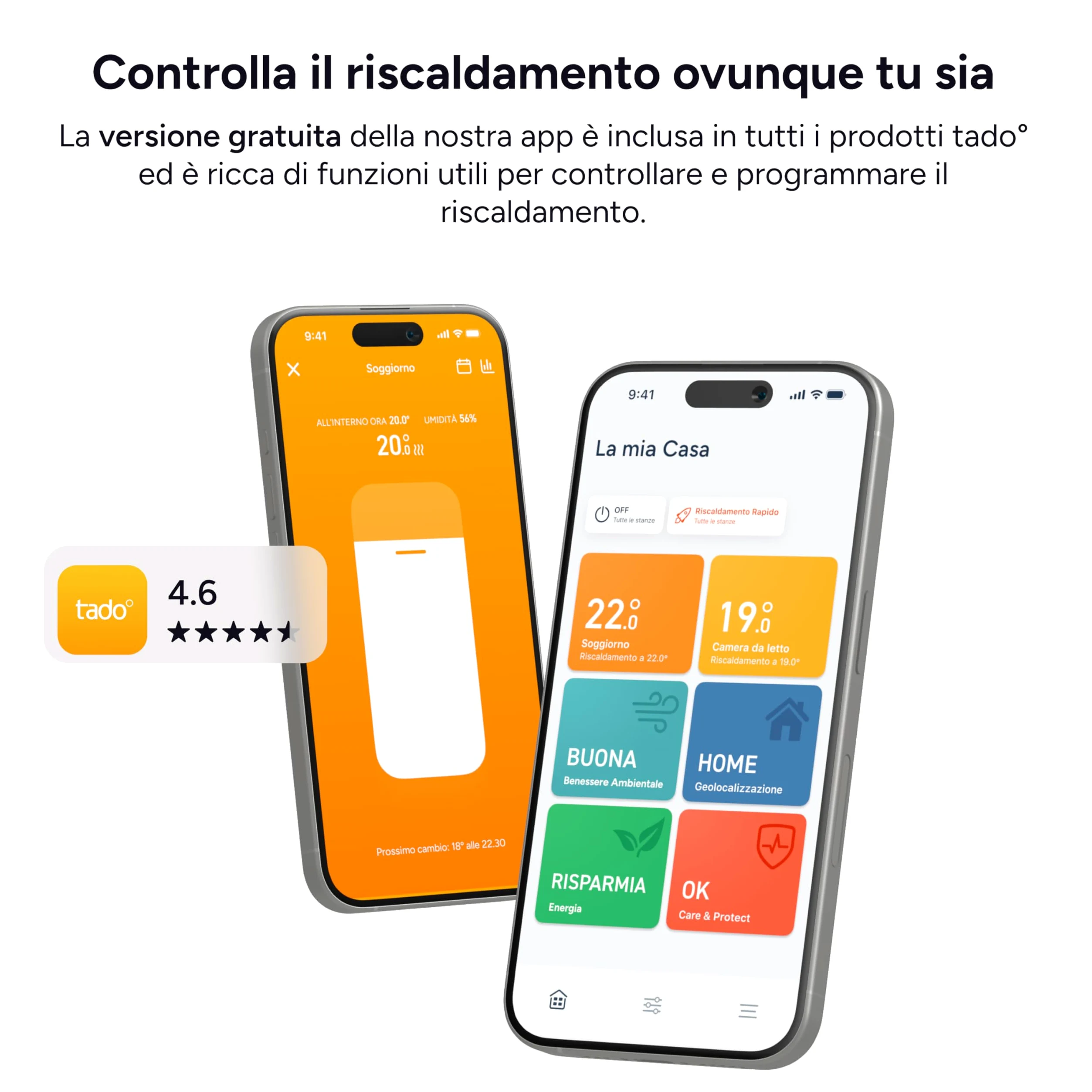 tado° sensori di temperatura wireless X, prodotto aggiuntivo per termostati intelligenti X, controllo ottimale dei radiatori, semplice installazione fai da te