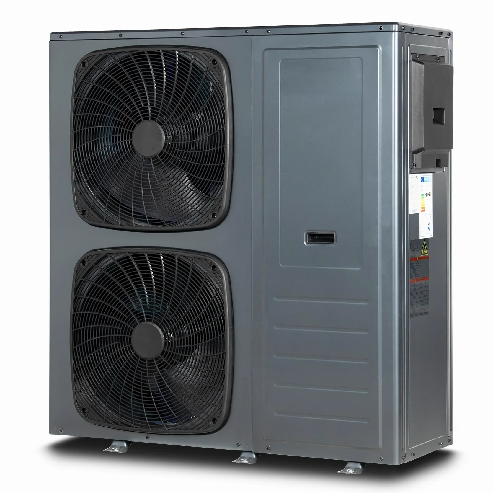 Smad Pompa di Calore 16kW, R290 A+++, COP 5.11, Acqua Calda, Raffreddamento, Riscaldamento, Monoblocco, Sistemi Wifi, Antigelo, Modalità Silenziosa, Riscaldamento Elettrico