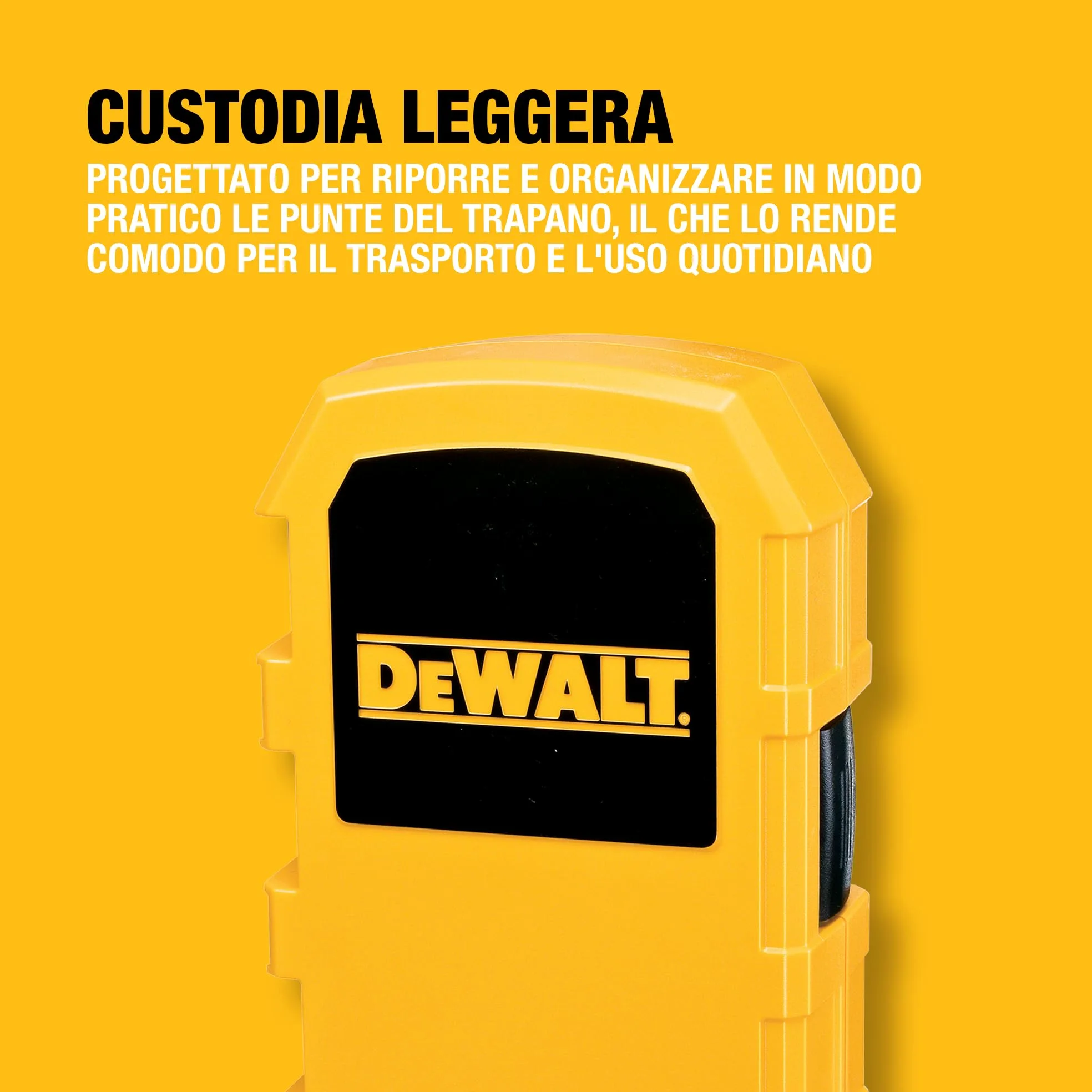 DEWALT Set EXTREME 2 HSS-G da 29 pezzi, ideale per la foratura di acciai legati e non legati con una resistenza alla trazione fino a 900 N/mm², DT7926-XJ