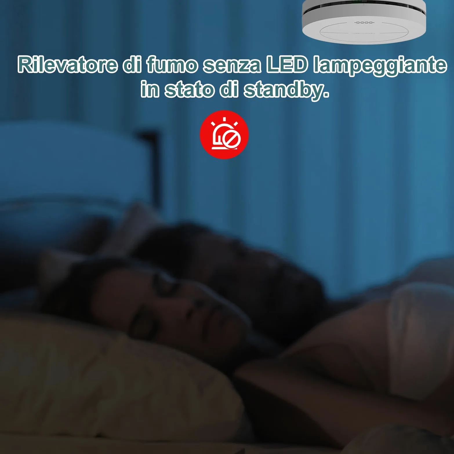 Safeliveo Rilevatore di fumo interconnesso WiFi, rilevatore di fumo con batteria da 10 anni, set da 5 con stazione base, certificato TUV Rheinland, set di allarme fumo con controllo tramite app