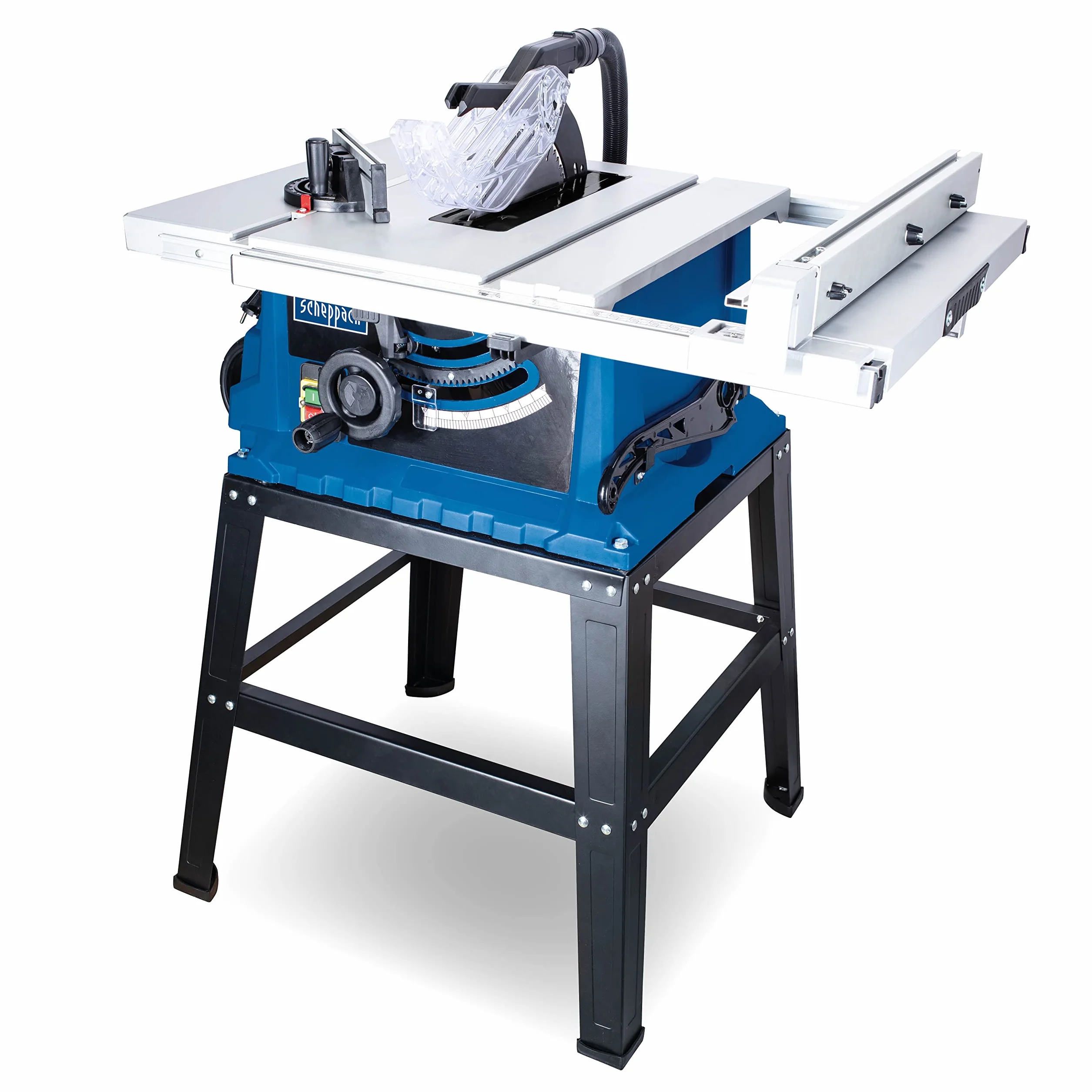 Scheppach tavolo circolare sega Set di 255, 230 V, 2000 W con piano tavolo e struttura, HS105