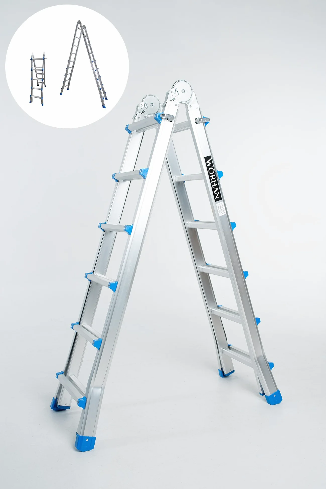 L Model Scala telescopica 587cm cavalletto scaletta estensibile multifunzione Scala 5,87m L6