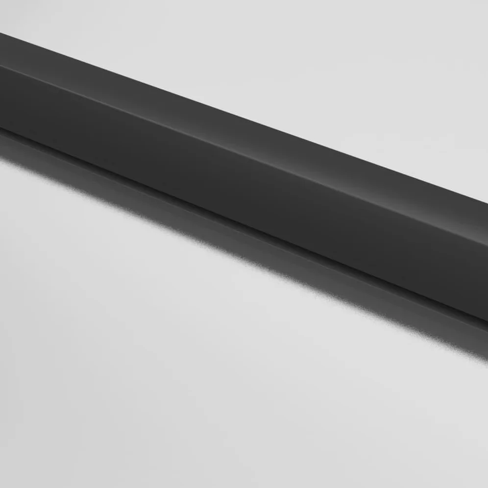 Homgoday Porta interna in vetro, set completo con maniglia, porta girevole, design moderno, porta da ufficio, per casa e ufficio, sottile, 93 x 201,5 cm, vetro temperato e alluminio, nero e opaco