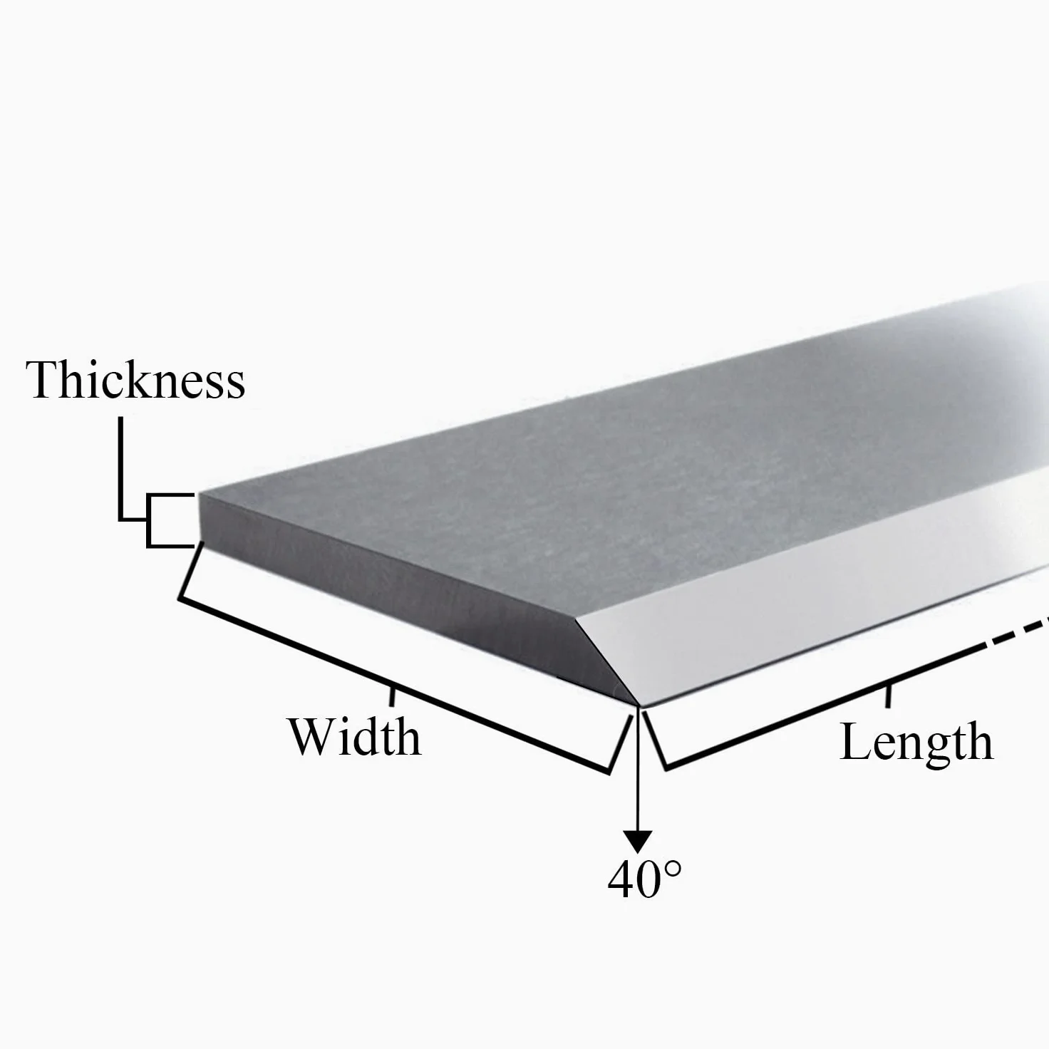 DSAINT 260x30x3mm sostituzione coltelli pialla industriale e lame for pialle for tutte le pialle a spessore 260 mm 3 pezzi DSAINT