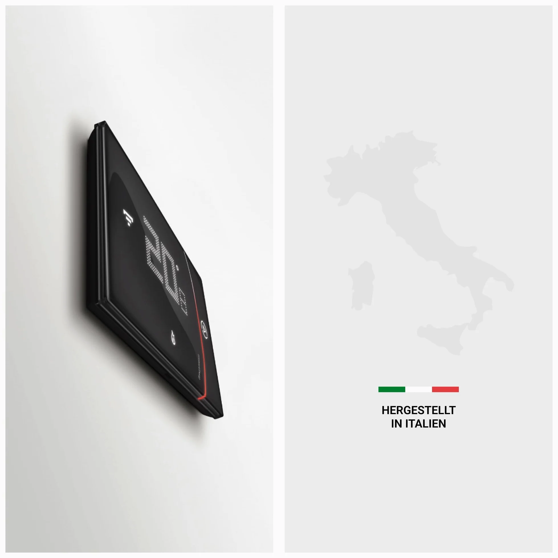 Bticino Termostato WiFi intelligente Smarther2 with Netatmo XG8002, Incasso, Nero - versione professionale